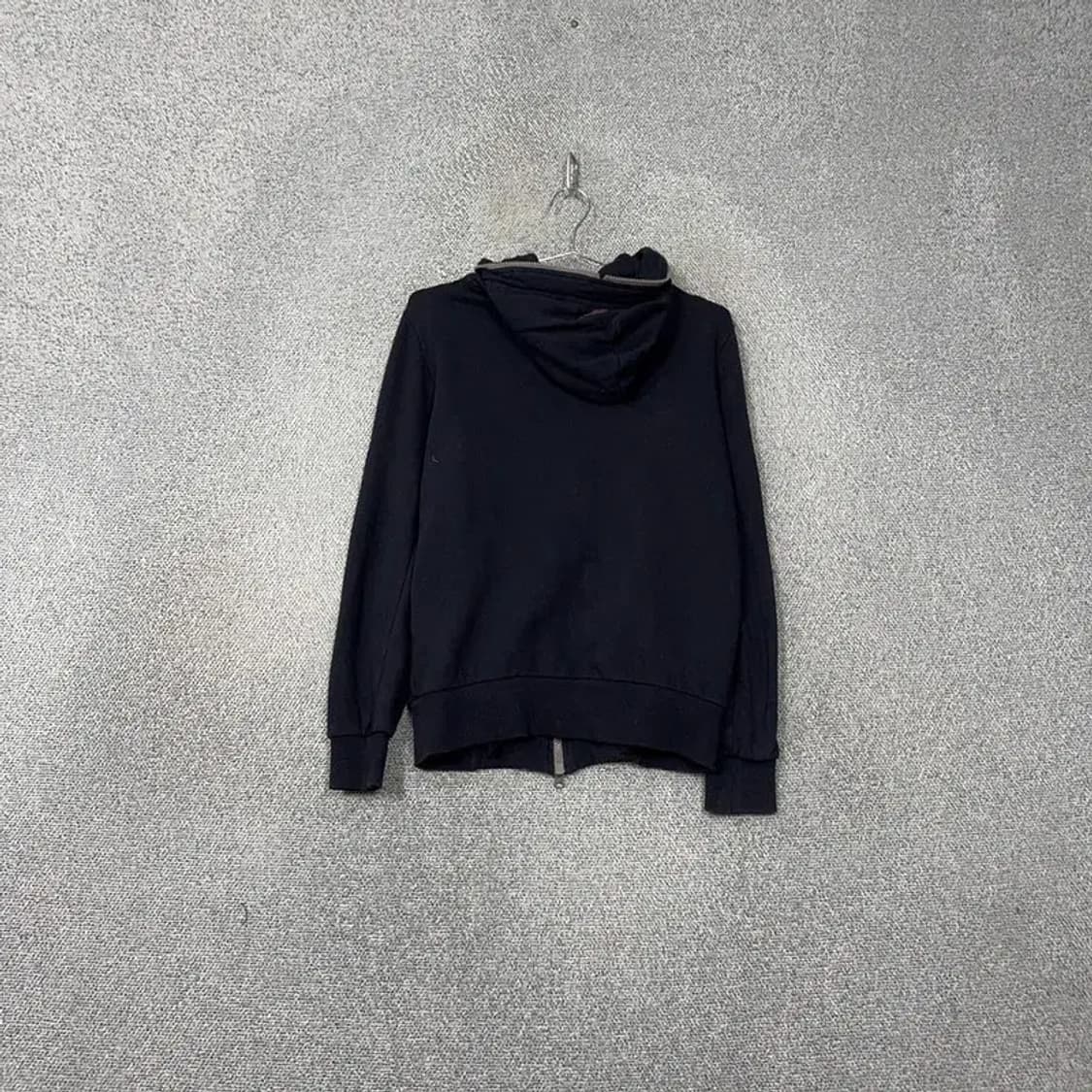 지프 프린팅 패치 빈티지 네이비 후드집업 S 상품이미지2