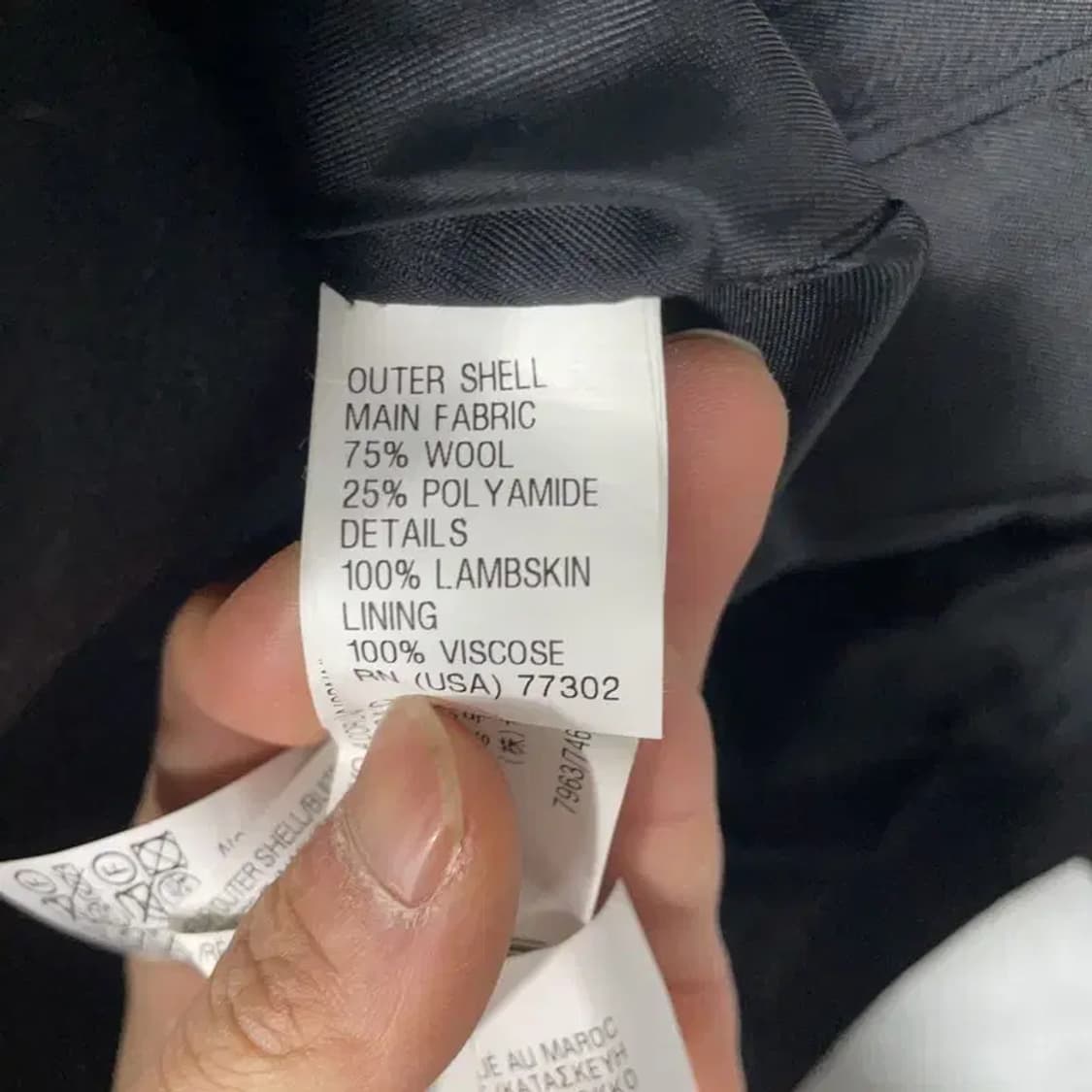 자라 램스킨 양가죽 라이더 코트 M 상품이미지8