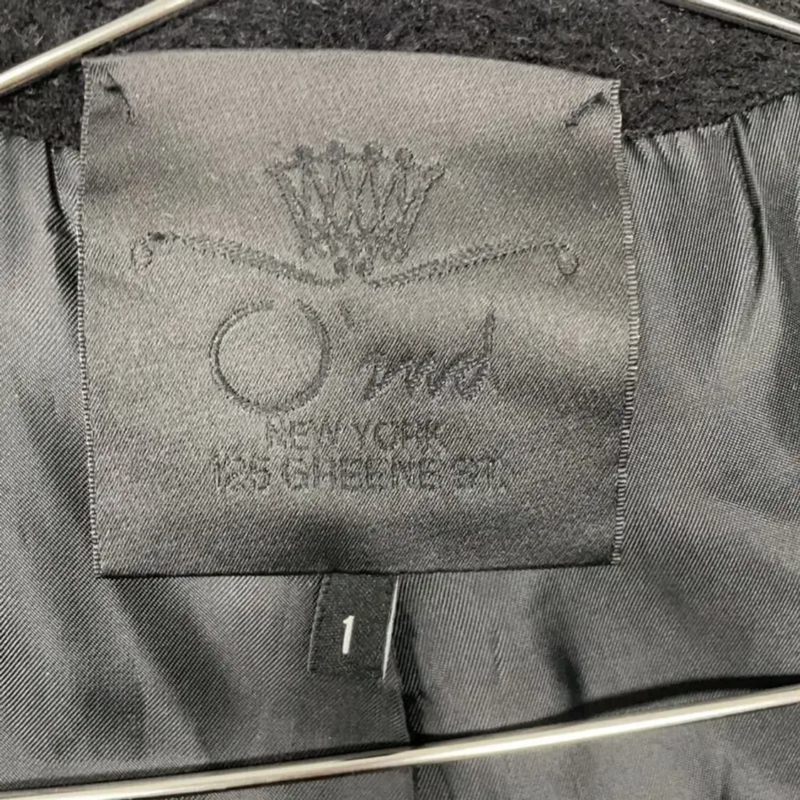 오즈세컨 블랙 알파카 클래식 코트 1 상품이미지6