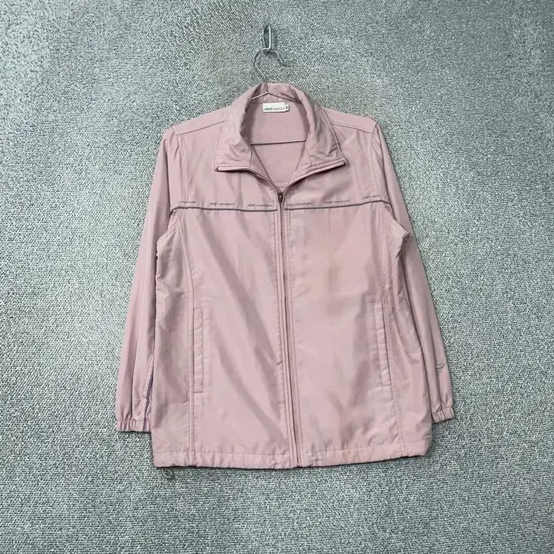 리복 라이트 핑크 로고 남성 바람막이 90 상품이미지1