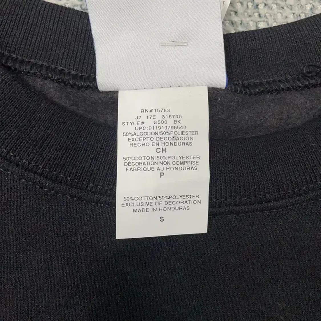 [새상품]챔피온 소매 로고 캐주얼 맨투맨 S 상품이미지7