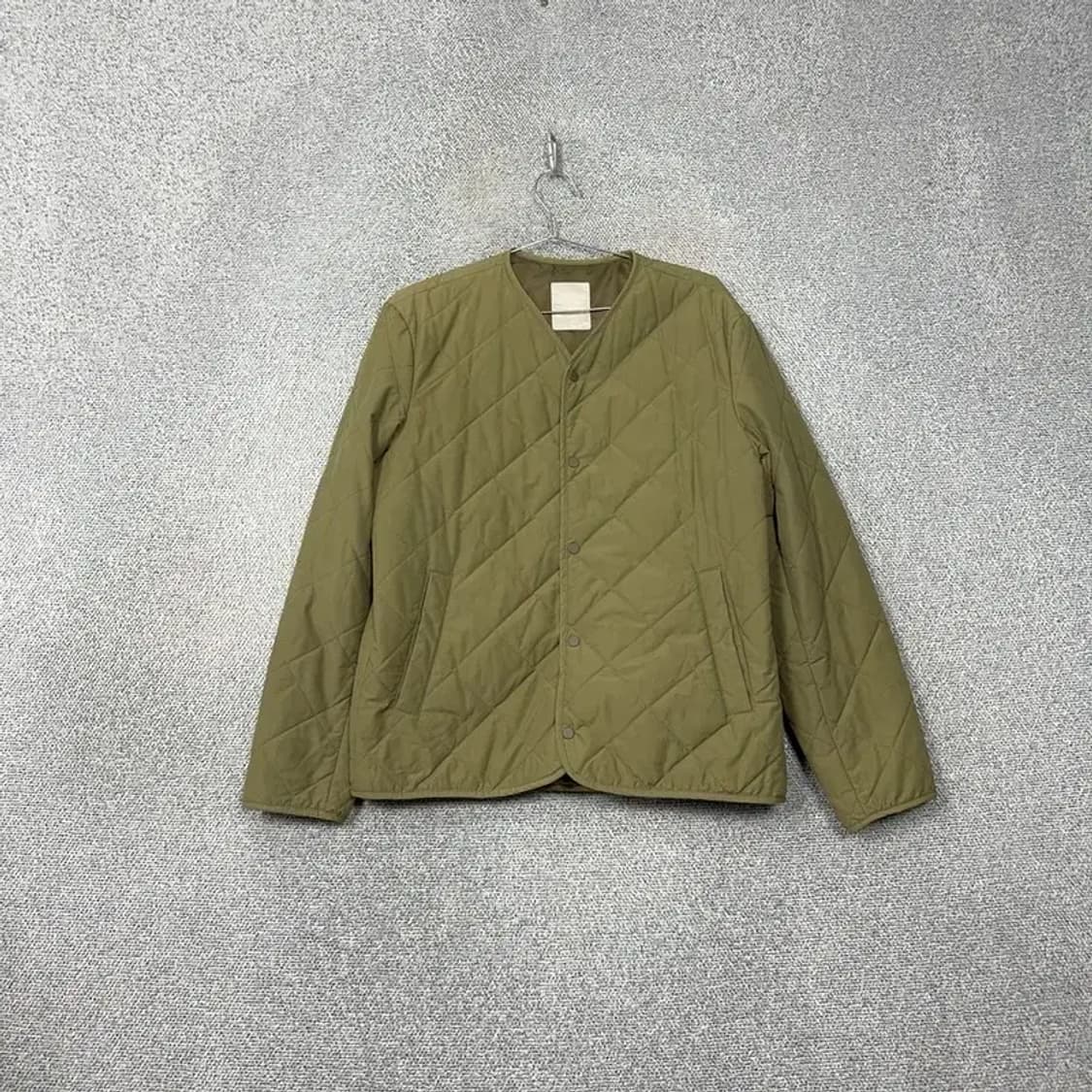 마인드브릿지 카키 블루종 깔깔이 자켓 100 상품이미지1