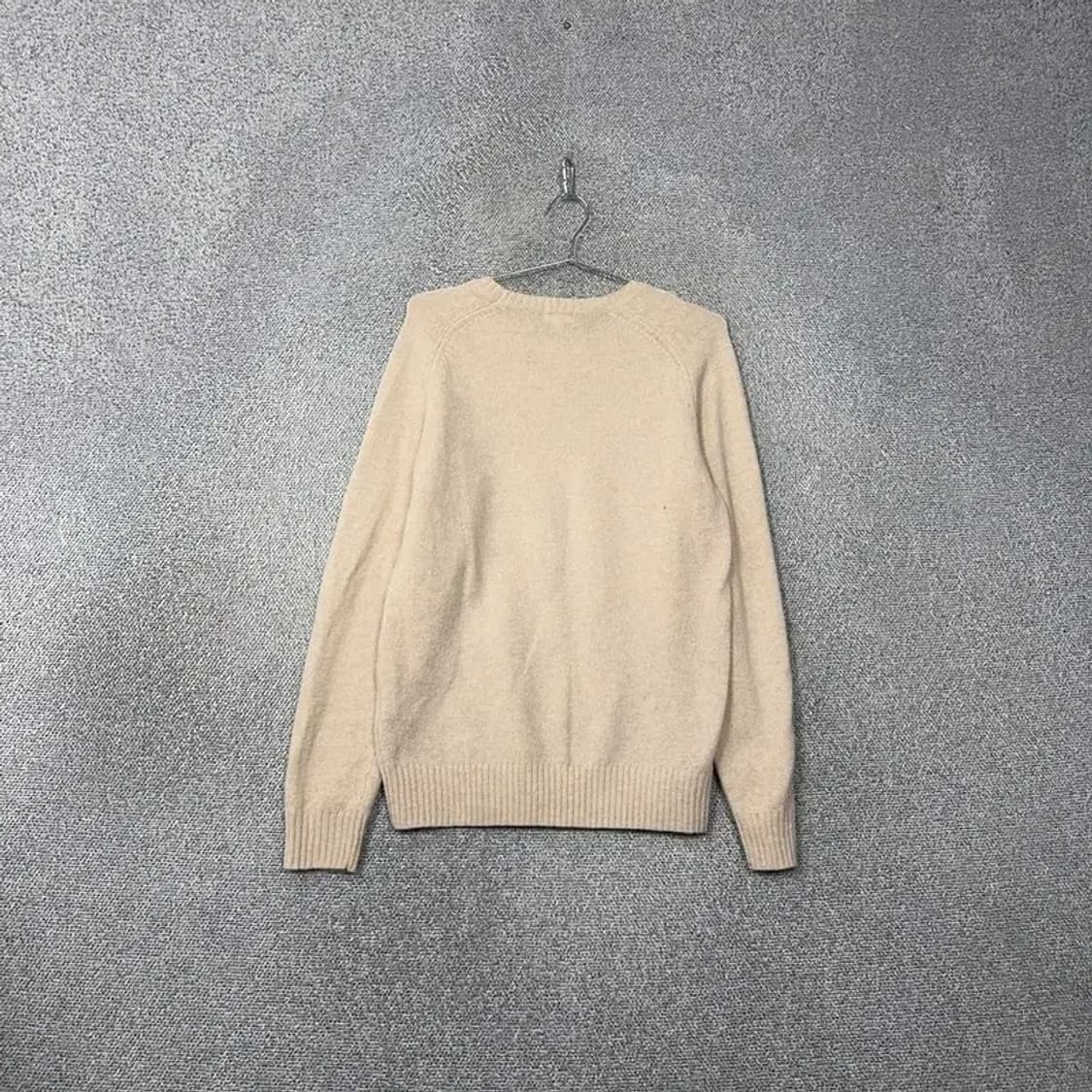 유니클로 베이지 남성 캐주얼 울 니트 M 상품이미지2