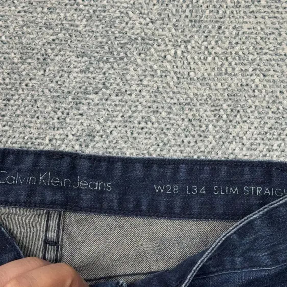 캘빈클라인 여성 슬림 일자핏 청바지 28 34 상품이미지5