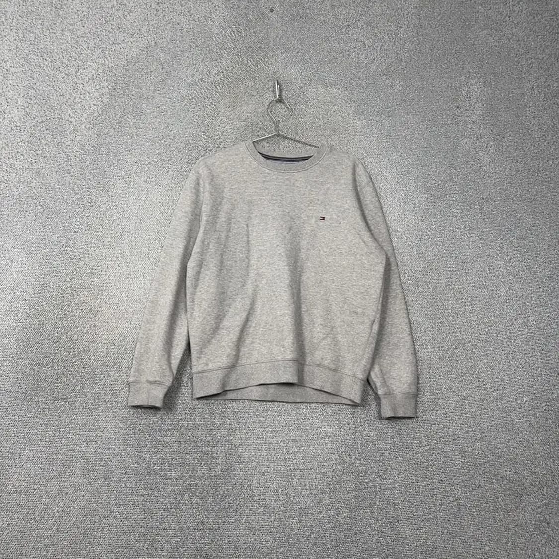 타미힐피거 라이트 그레이 로고 맨투맨 M 상품이미지1