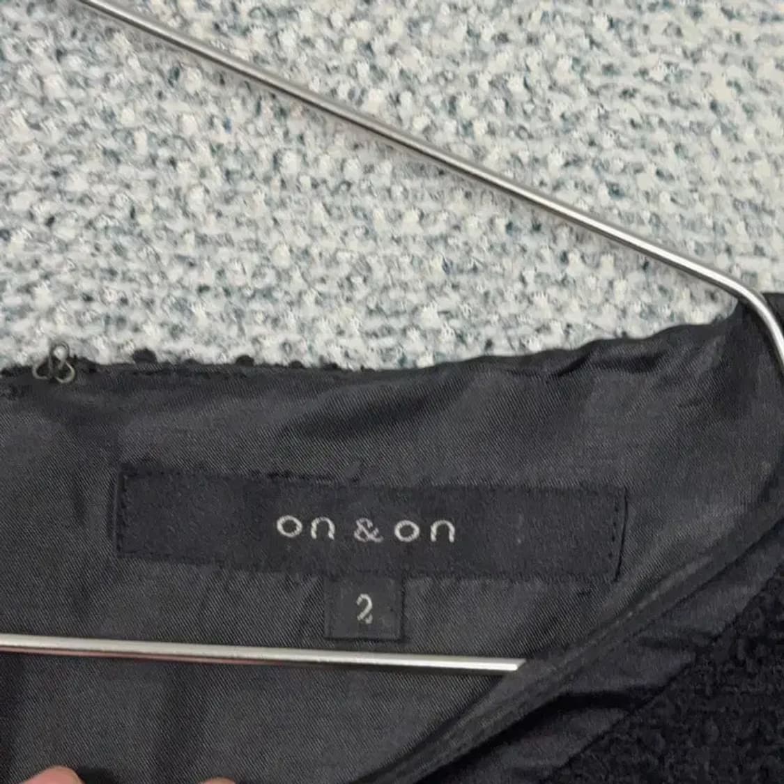온앤온 여성 블랙 울 원피스 2사이즈 상품이미지5