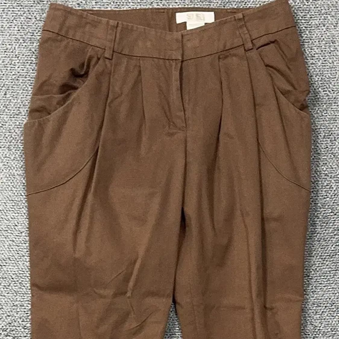 SJSJ 여성 한섬 브라운 클래식 팬츠 61-90 상품이미지3