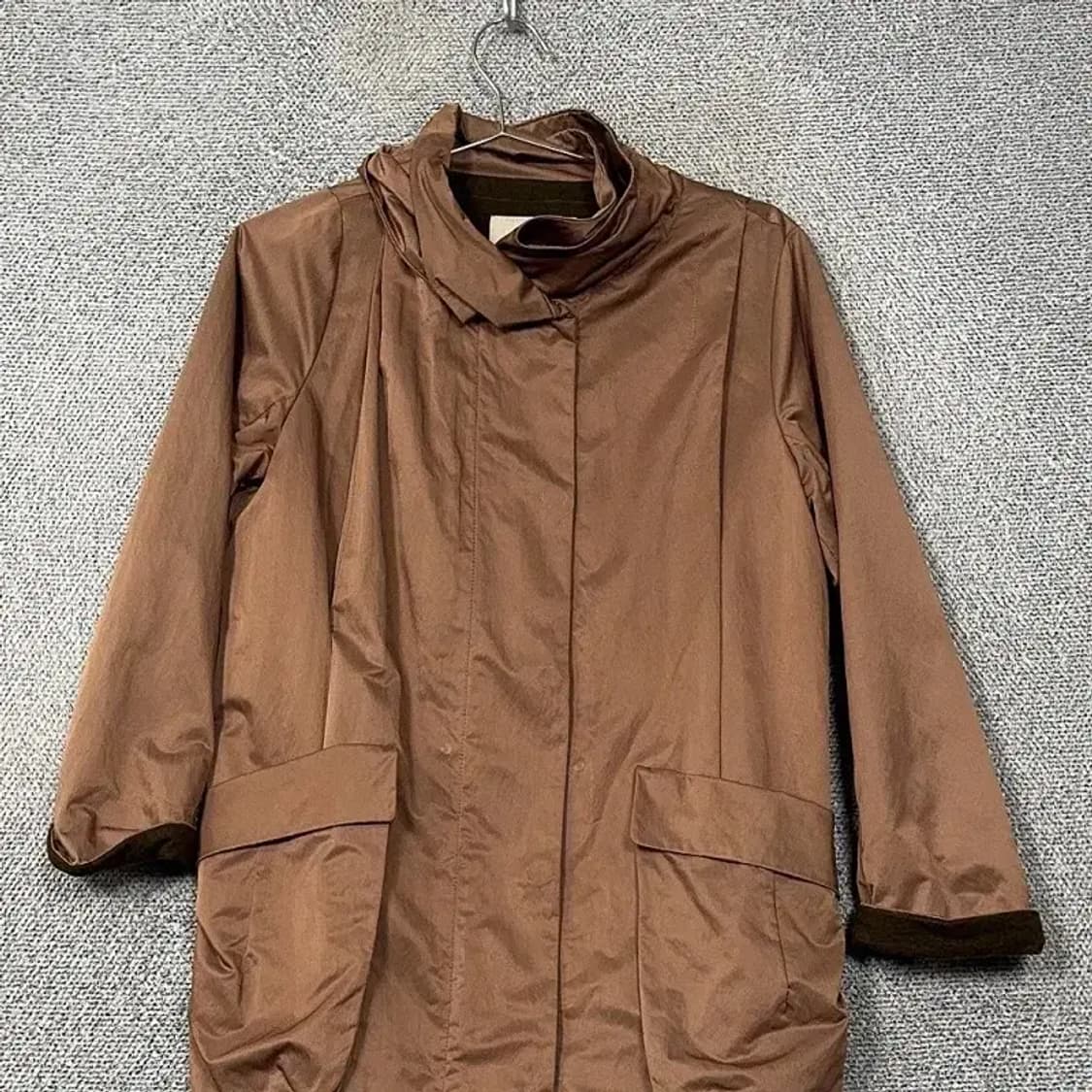 마인 한섬 여성 브라운 코트 자켓 82-94-160 상품이미지3