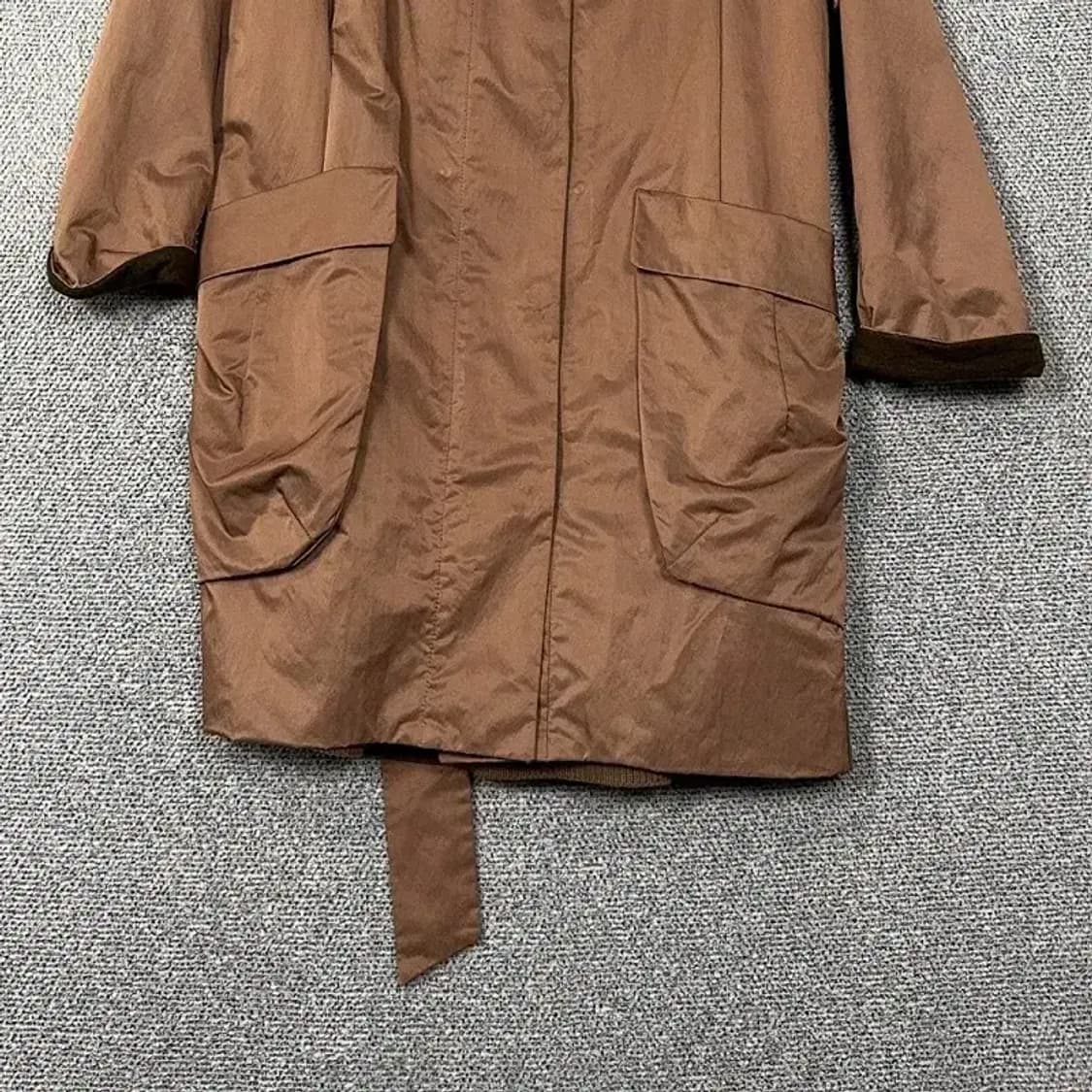 마인 한섬 여성 브라운 코트 자켓 82-94-160 상품이미지4