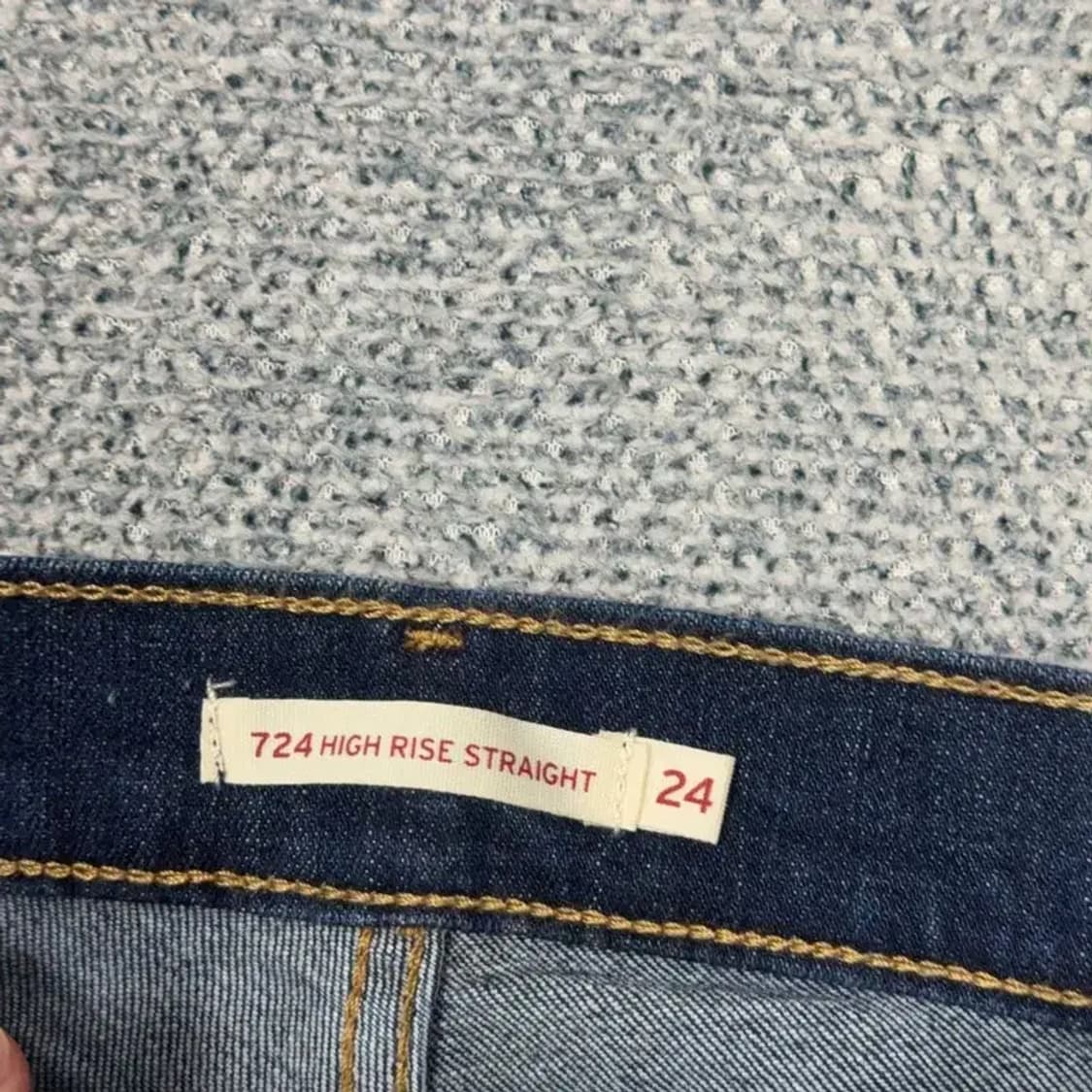 리바이스 724 하이라이즈 일자핏 여성 데님팬츠 24 상품이미지6