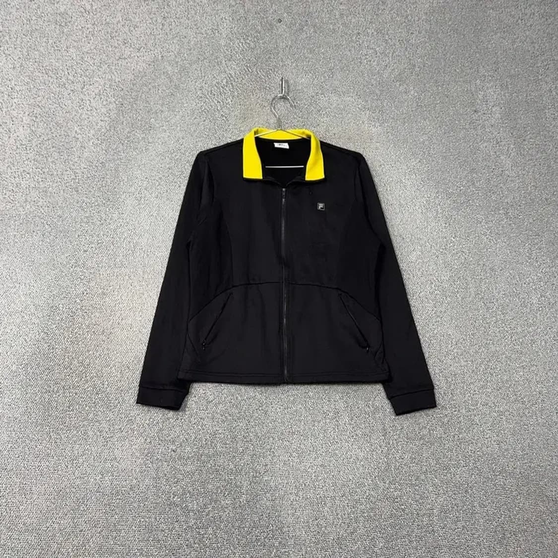 휠라 블랙 로고 여성 기능성 집업 100 상품이미지1