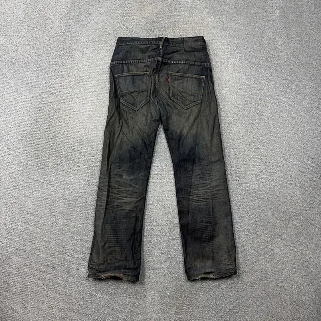 리바이스 빈티지 워싱 Y2K 데님팬츠 32 33 상품이미지2