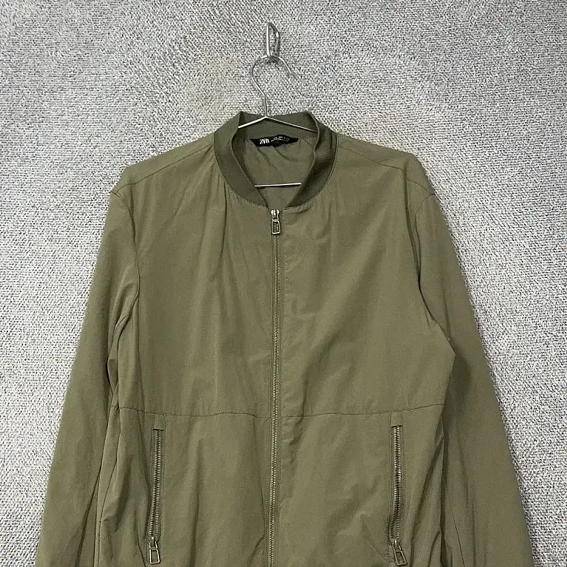 자라 남성 캐주얼 카키 블루종 자켓 L 상품이미지3