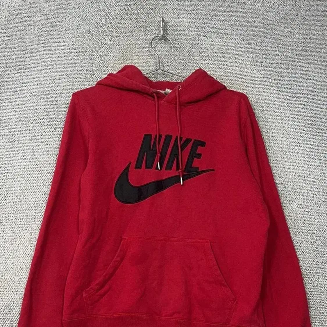 나이키 빅스우시 프린팅 레드 후드티 M 상품이미지3