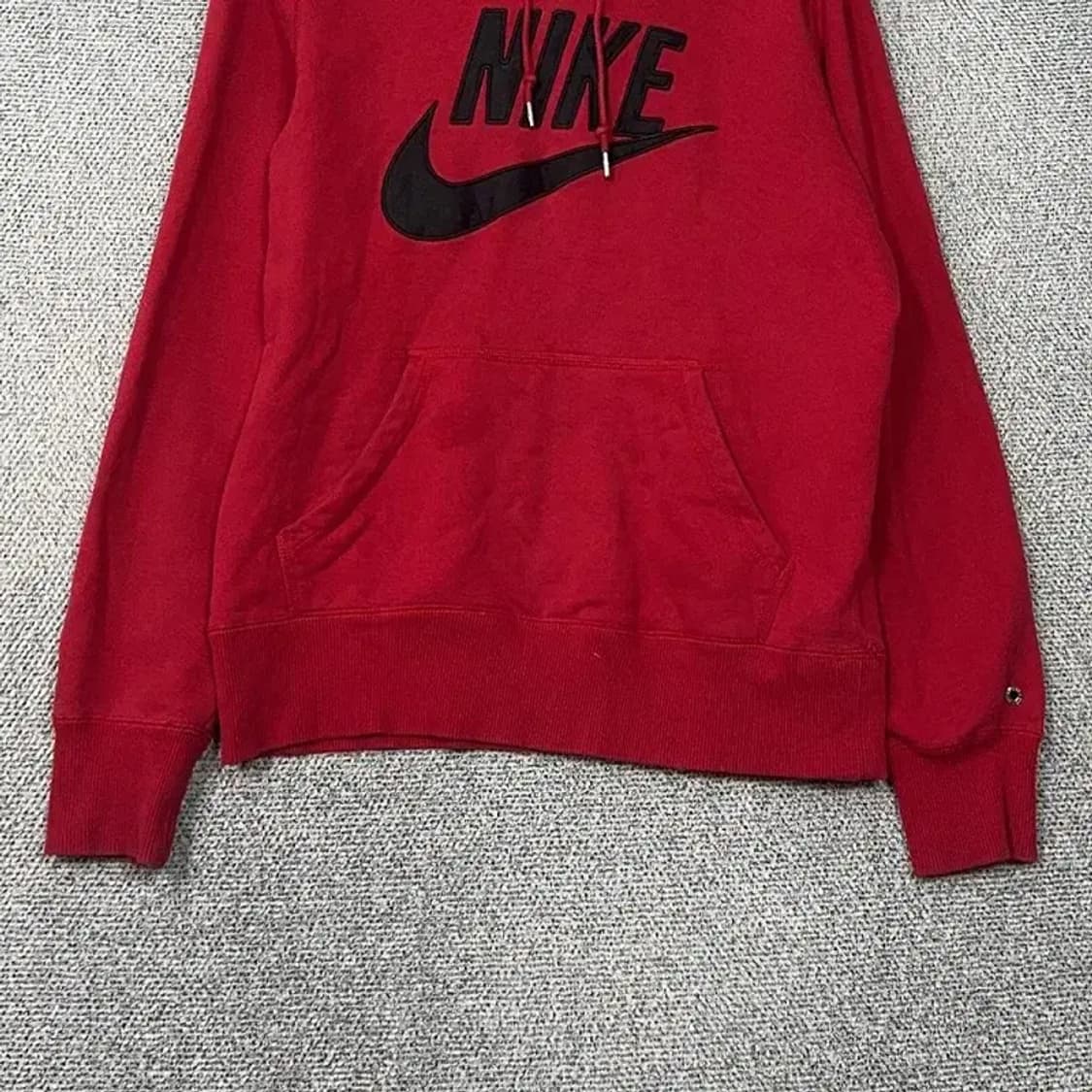 나이키 빅스우시 프린팅 레드 후드티 M 상품이미지4