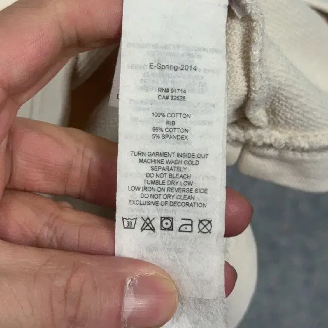 알마니 익스체인지 크림 긴팔 원피스 S 상품이미지6