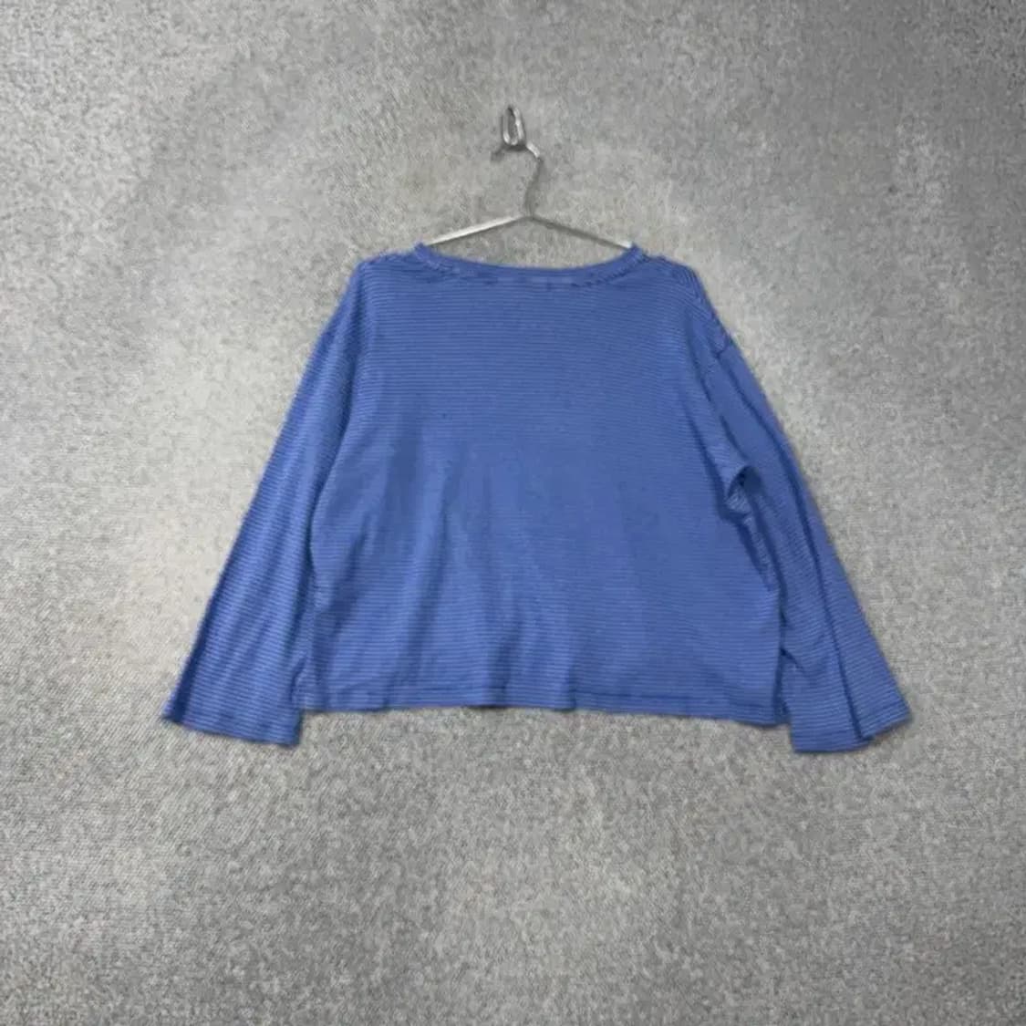 쥬씨쥬디 로고 여성 블루 캐주얼 긴팔티 S 상품이미지2