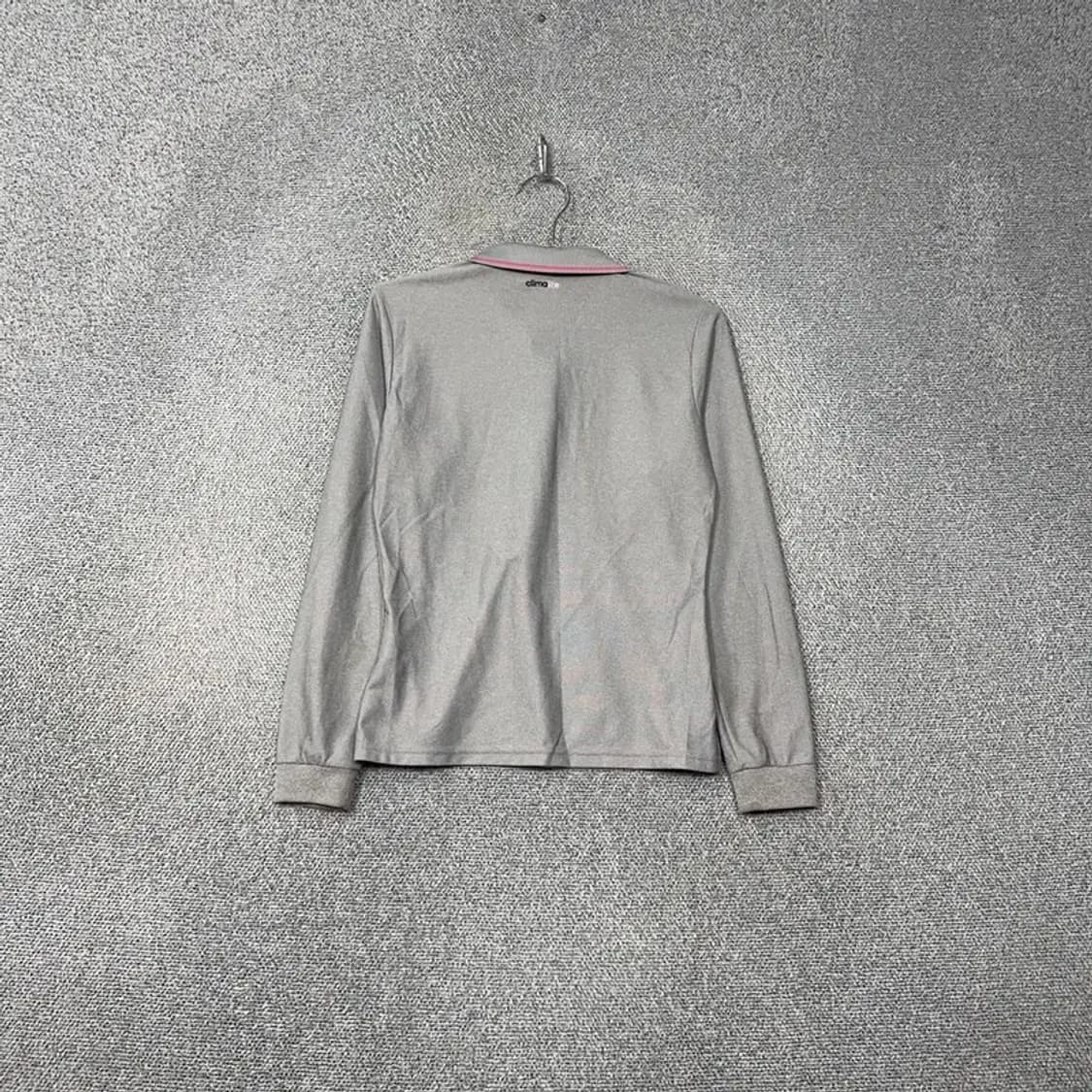 아디다스 라이트 그레이 로고 기능성 카라티 S 상품이미지2