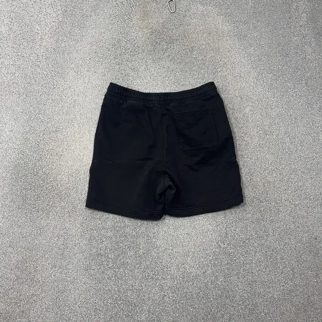 지오다노 블랙 캐주얼 무지 밴딩 반바지 XL 상품이미지2