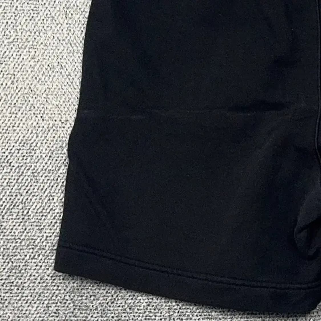 지오다노 블랙 캐주얼 무지 밴딩 반바지 XL 상품이미지4