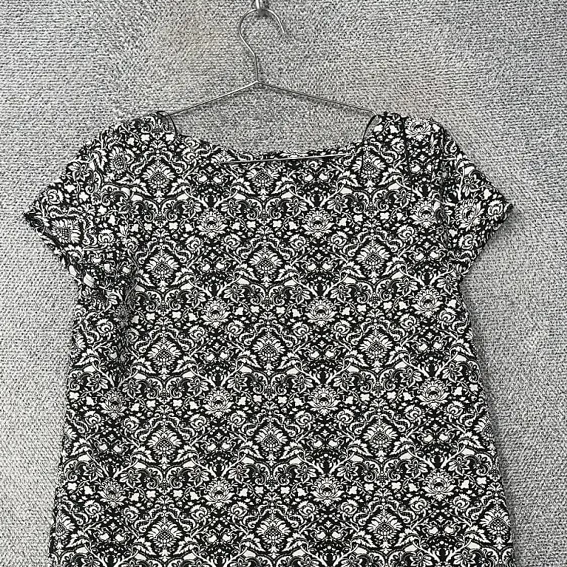 자라 빈티지 패턴 여성 캐주얼 원피스 L 상품이미지3