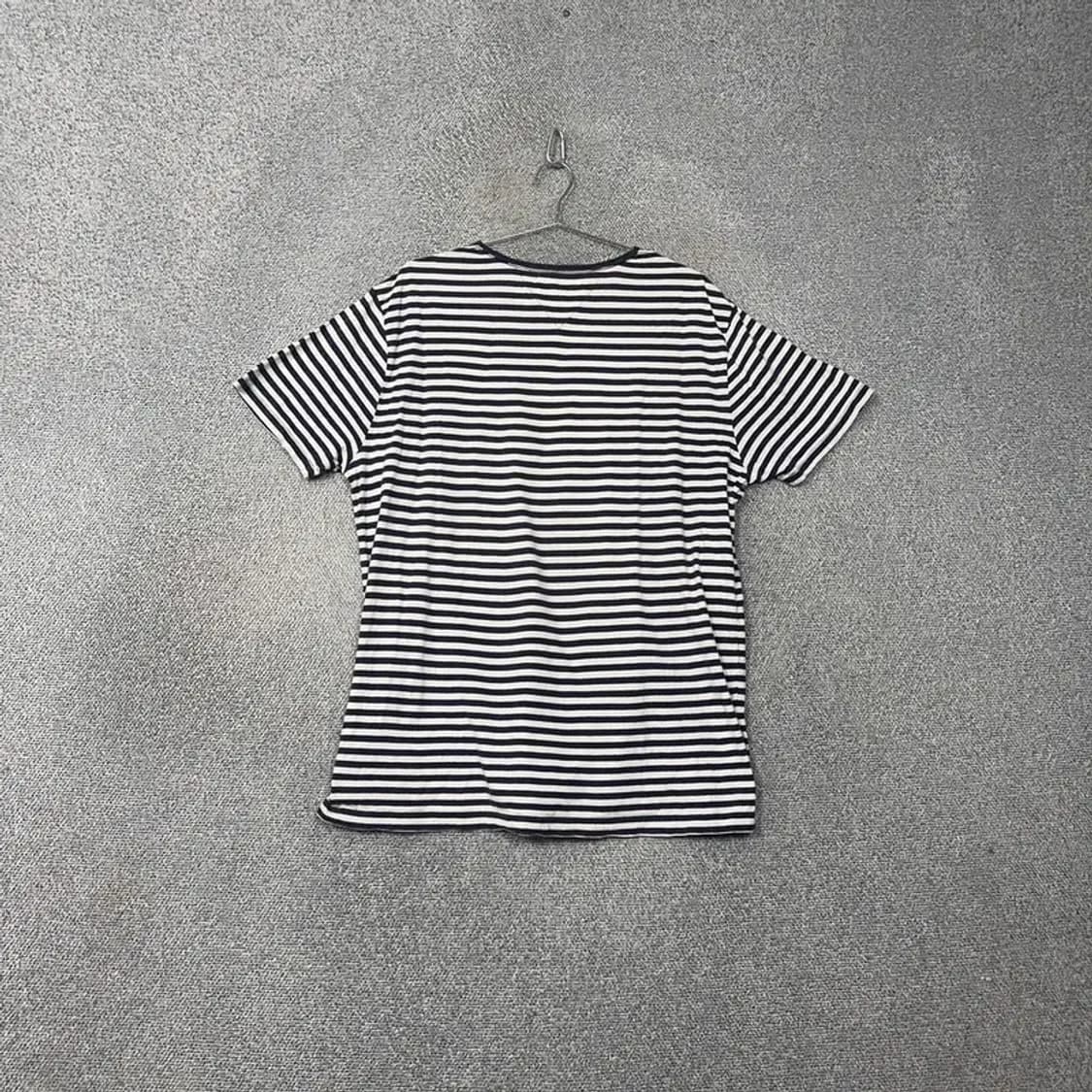 타미힐피거 스트라이프 캐주얼 남성 오버핏 반팔티 XXL 상품이미지2