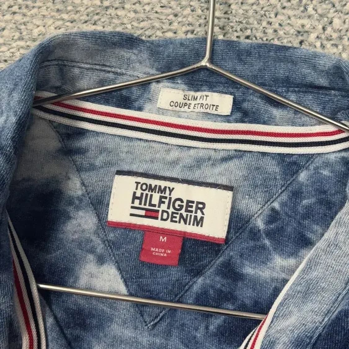 타미힐피거 타이다이 빈티지 반팔 카라티 M 상품이미지5