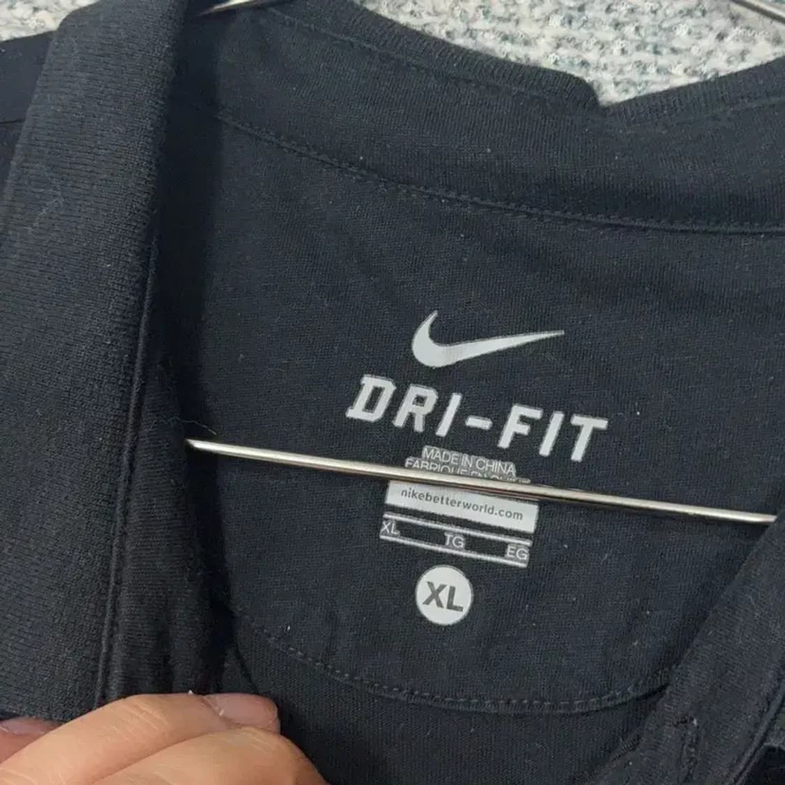 나이키 스트라이프 로고 반팔 카라티 XL 상품이미지5