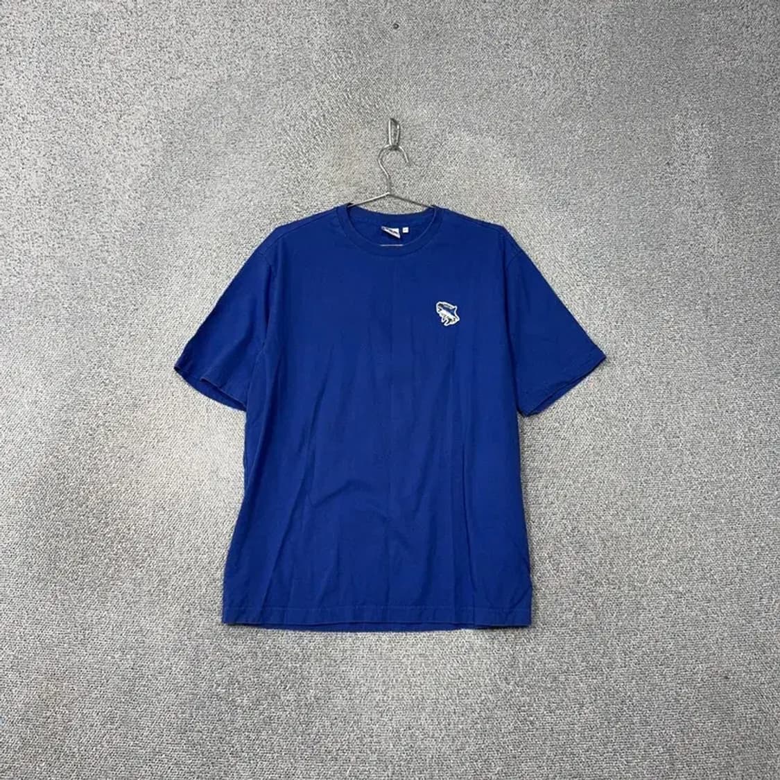 휠라 블루 로고 루즈핏 반팔티 L 상품이미지1