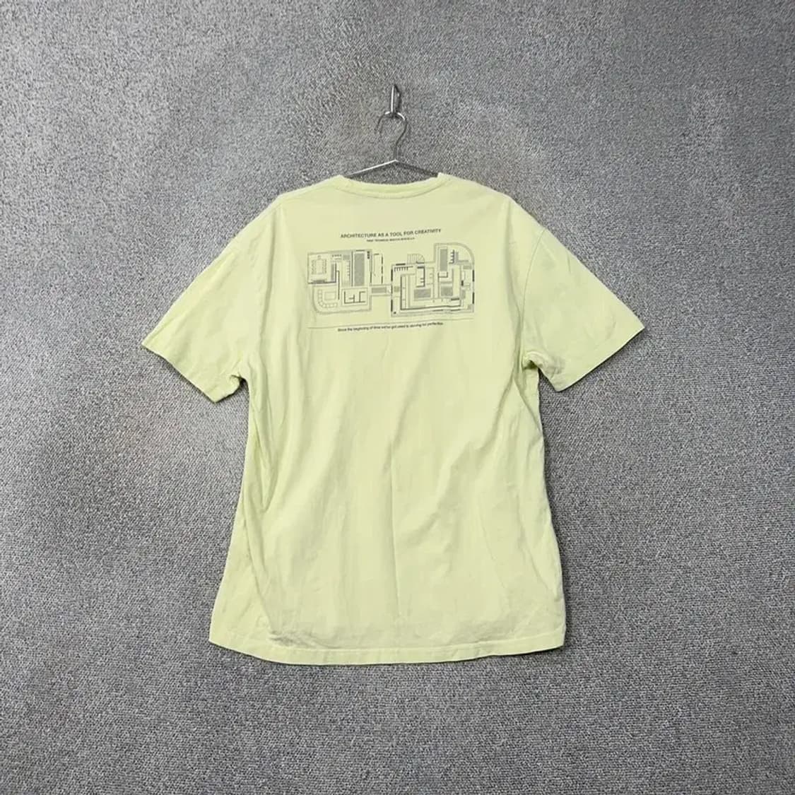 자라 라이트 그린 캐주얼 반팔티 XL 상품이미지2