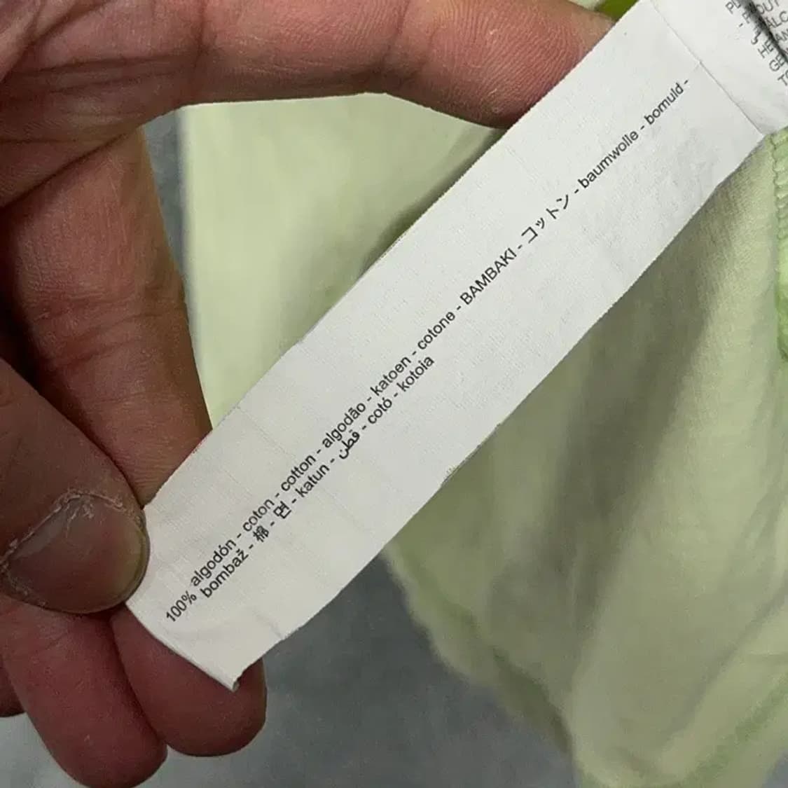 자라 라이트 그린 캐주얼 반팔티 XL 상품이미지6