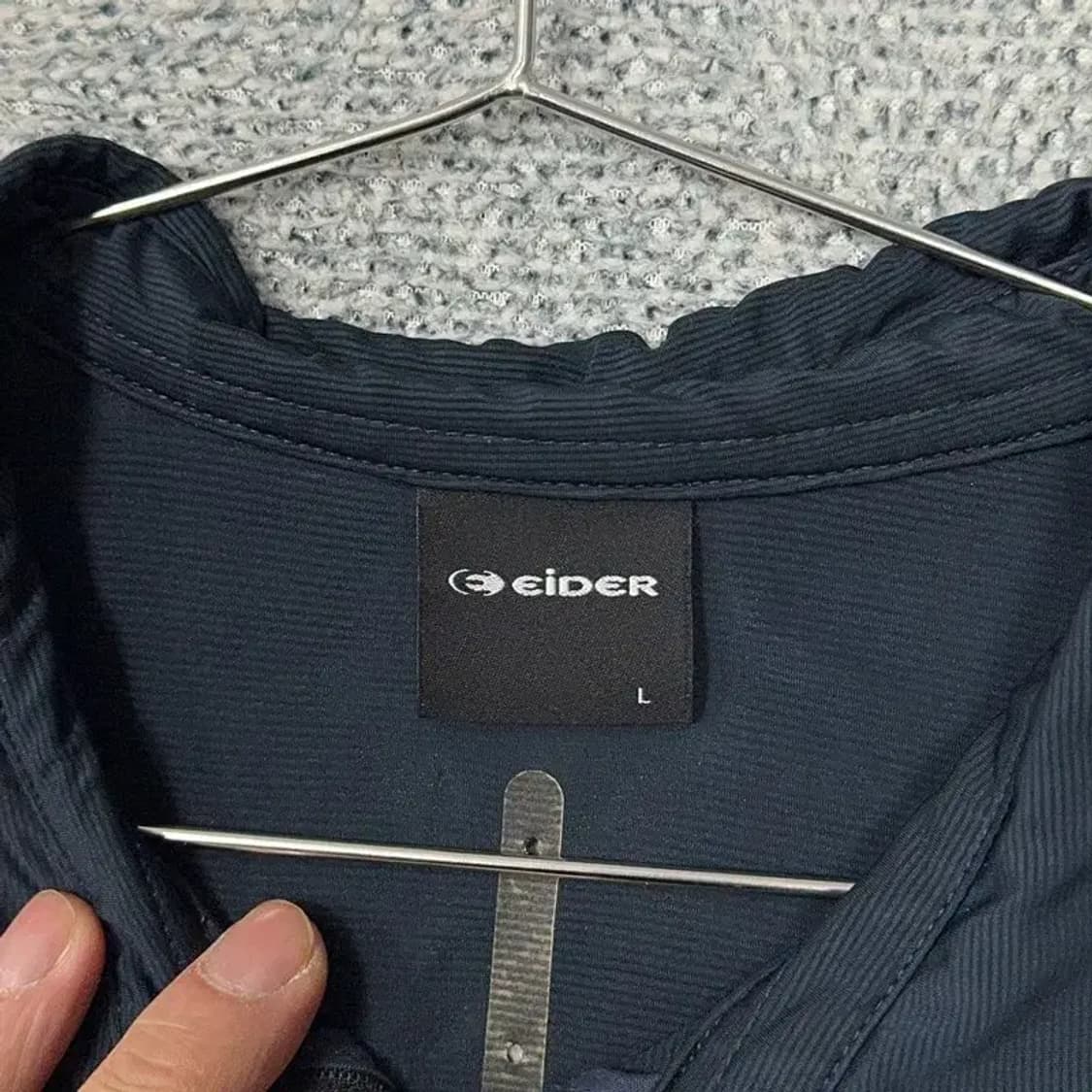 아이더 로고 남성 기능성 반팔 카라티 L 상품이미지5