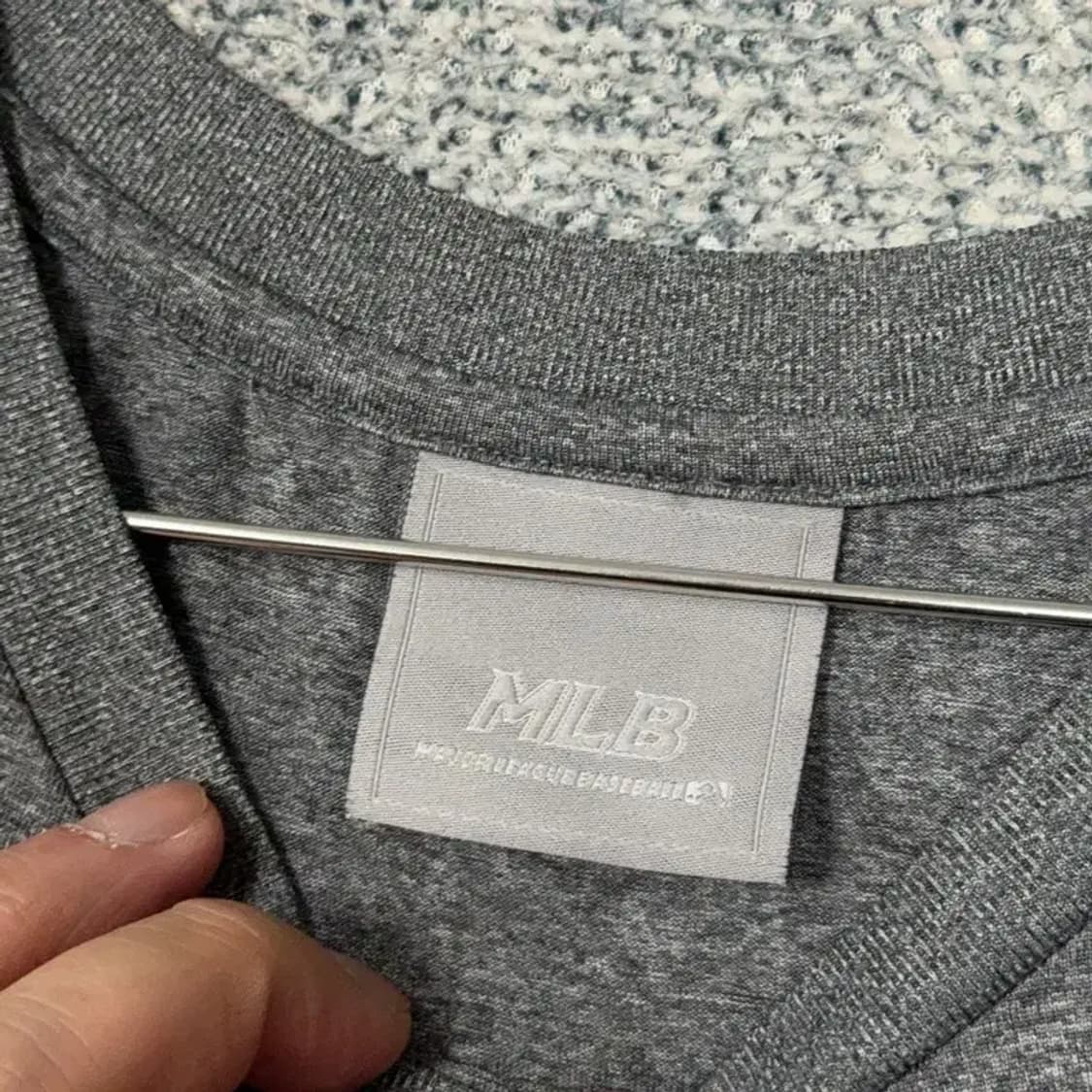 MLB 뉴욕양키즈 프린팅 그레이 반팔티 110 상품이미지3