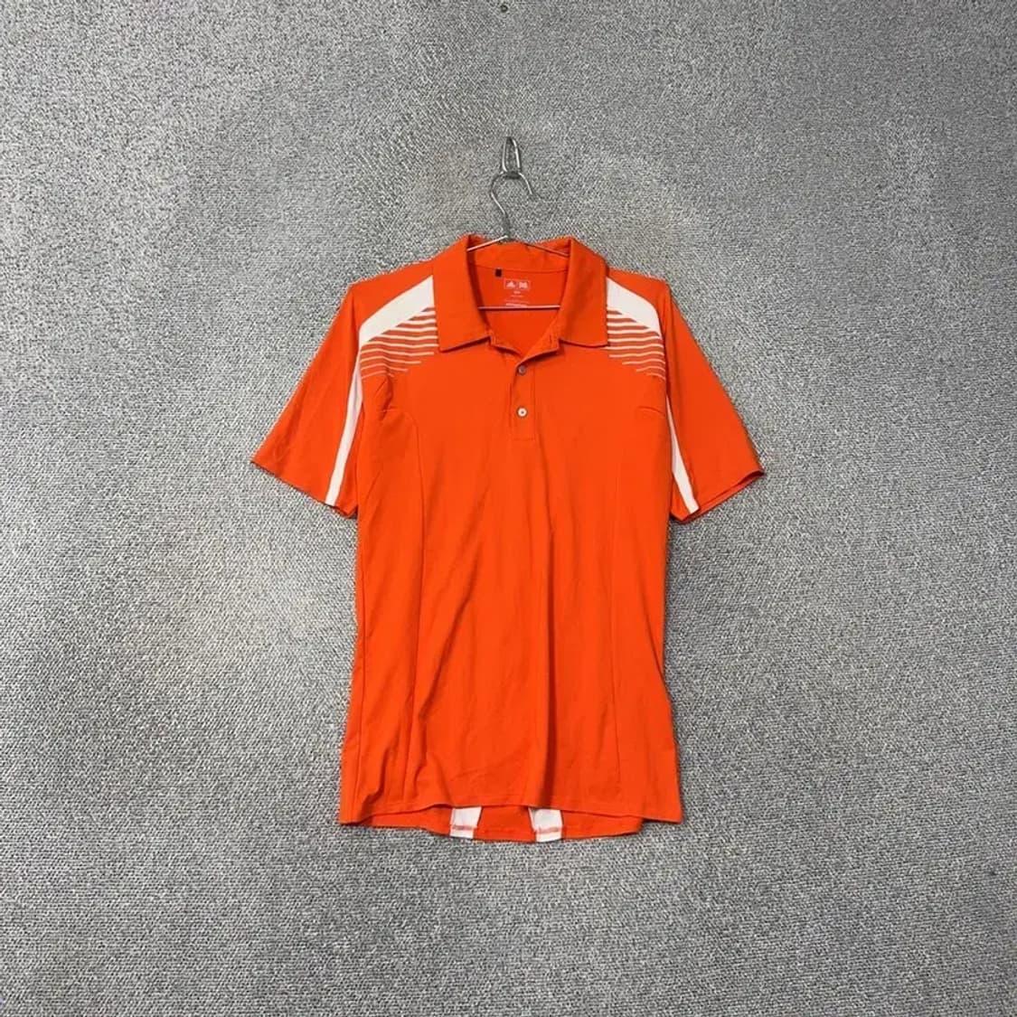아디다스 오렌지 기능성 골프 반팔 카라티 95 상품이미지1