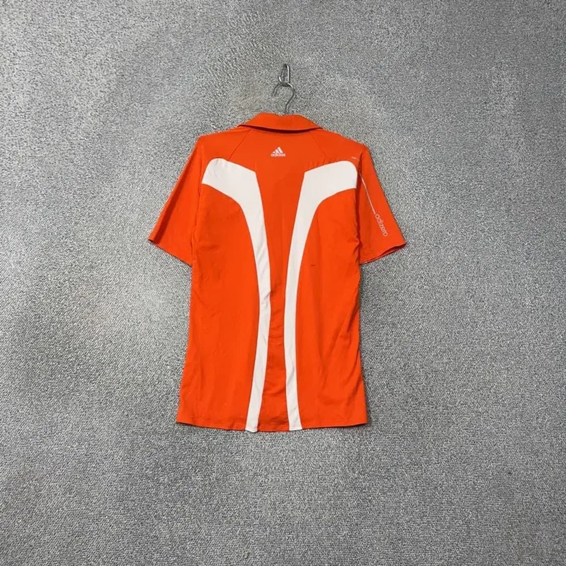 아디다스 오렌지 기능성 골프 반팔 카라티 95 상품이미지2