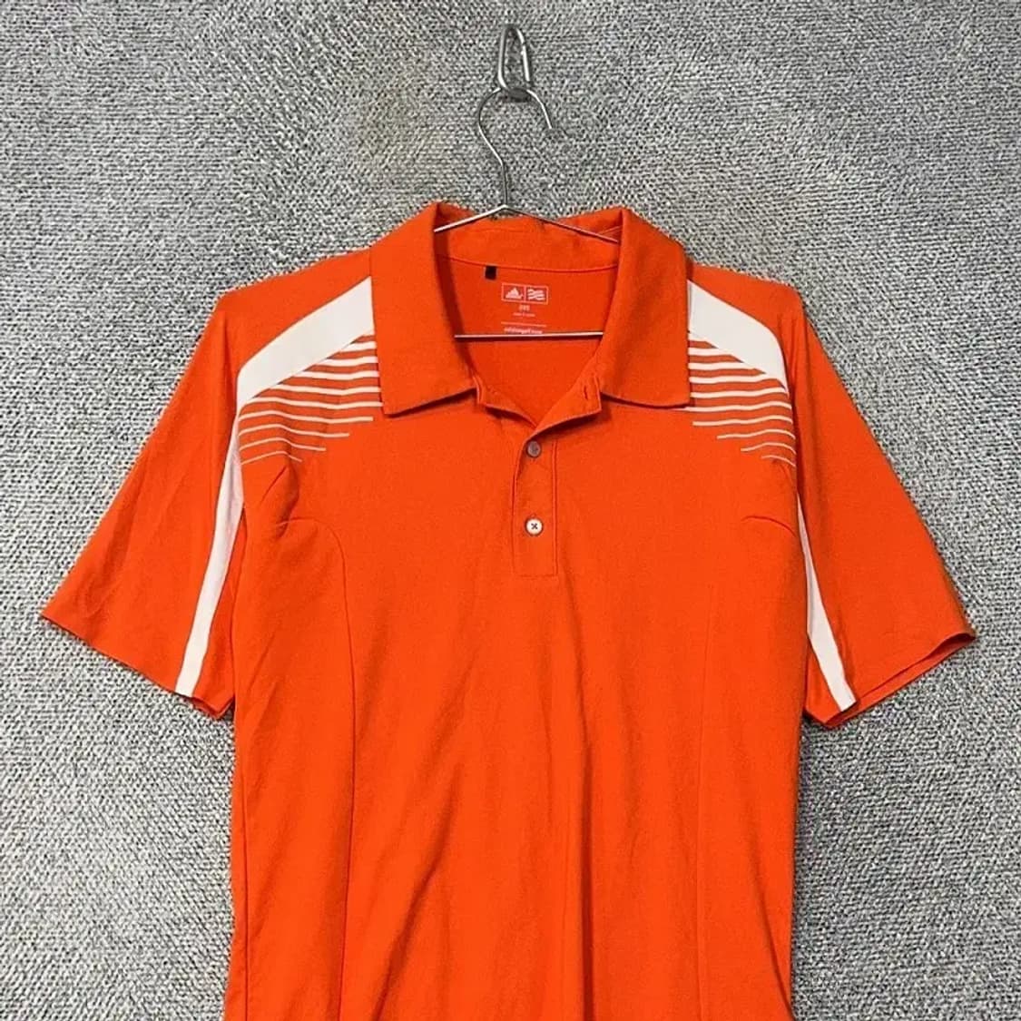 아디다스 오렌지 기능성 골프 반팔 카라티 95 상품이미지3