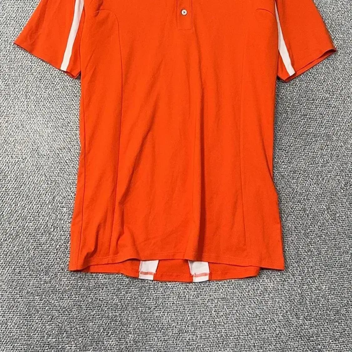 아디다스 오렌지 기능성 골프 반팔 카라티 95 상품이미지4