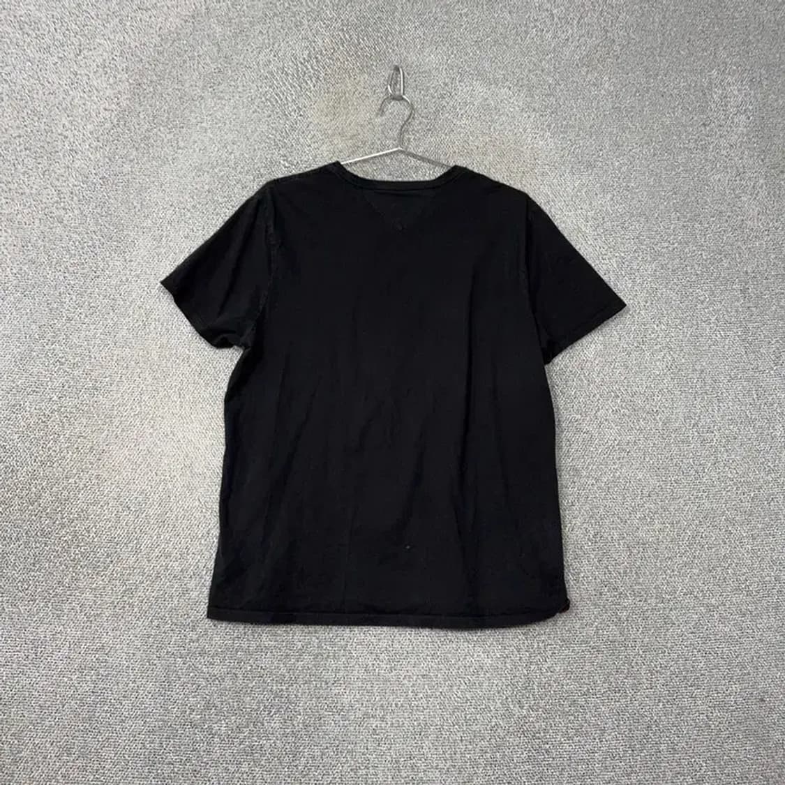 타미힐피거 블랙 캐주얼 로고 반팔티 M 상품이미지2