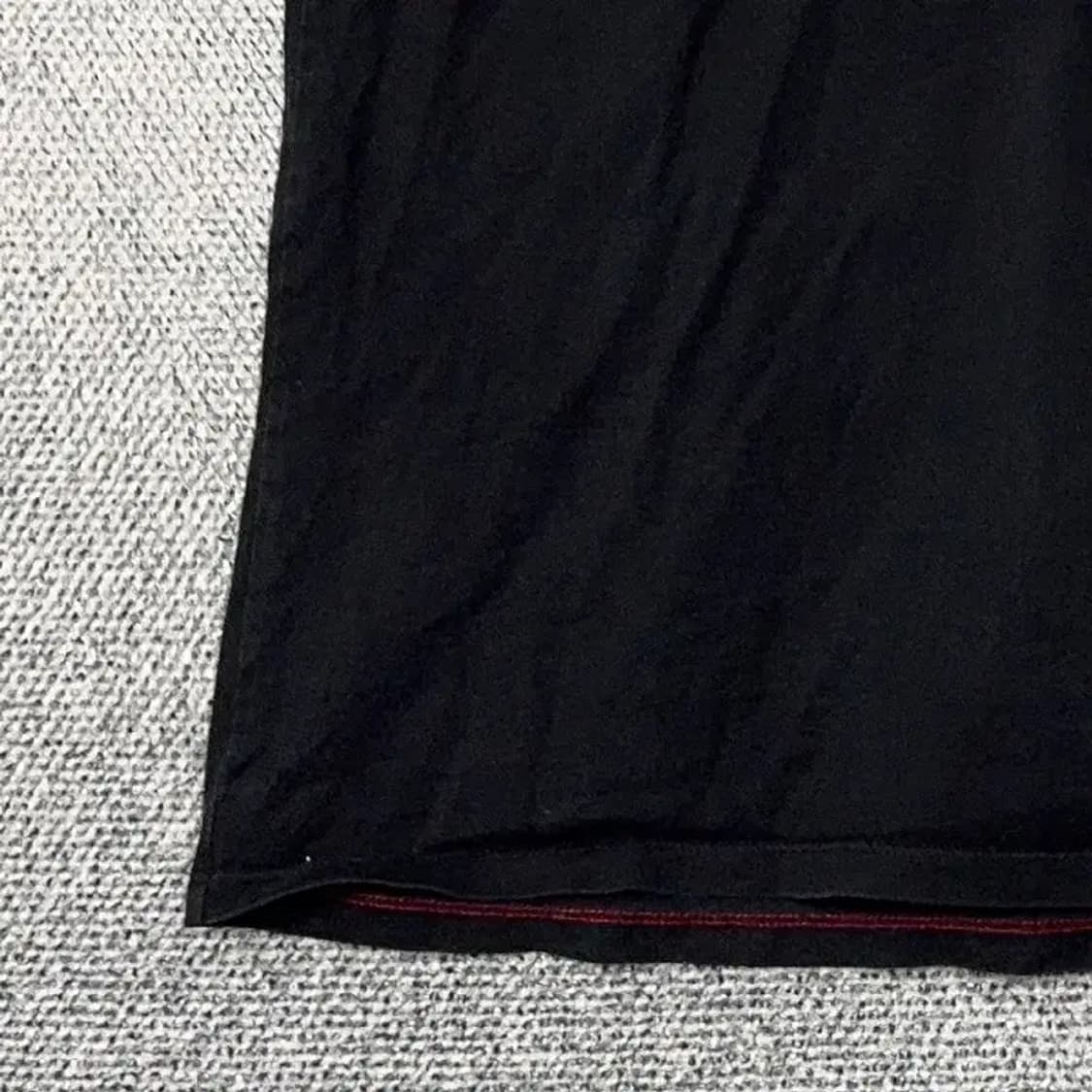 타미힐피거 블랙 캐주얼 로고 반팔티 M 상품이미지3