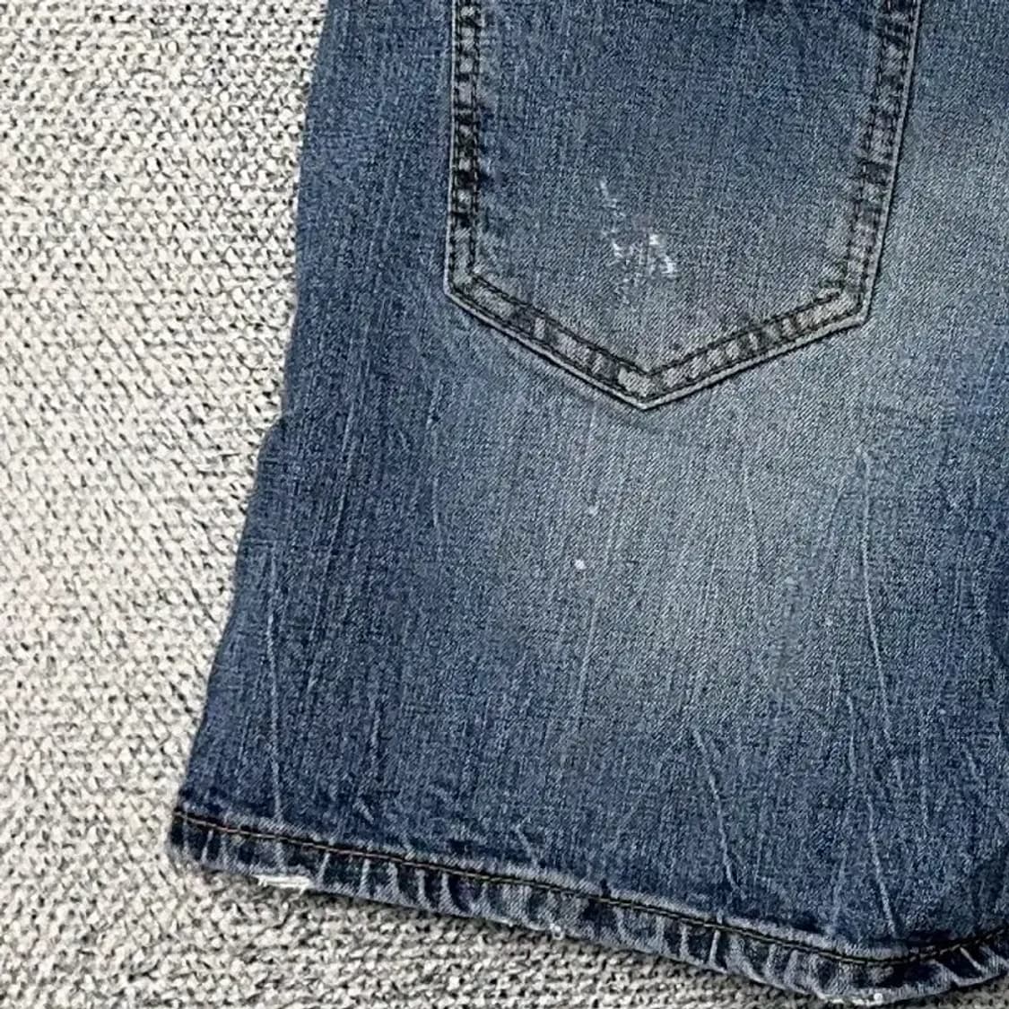 버커루 빈티지 워싱 데님 반바지 25 상품이미지3