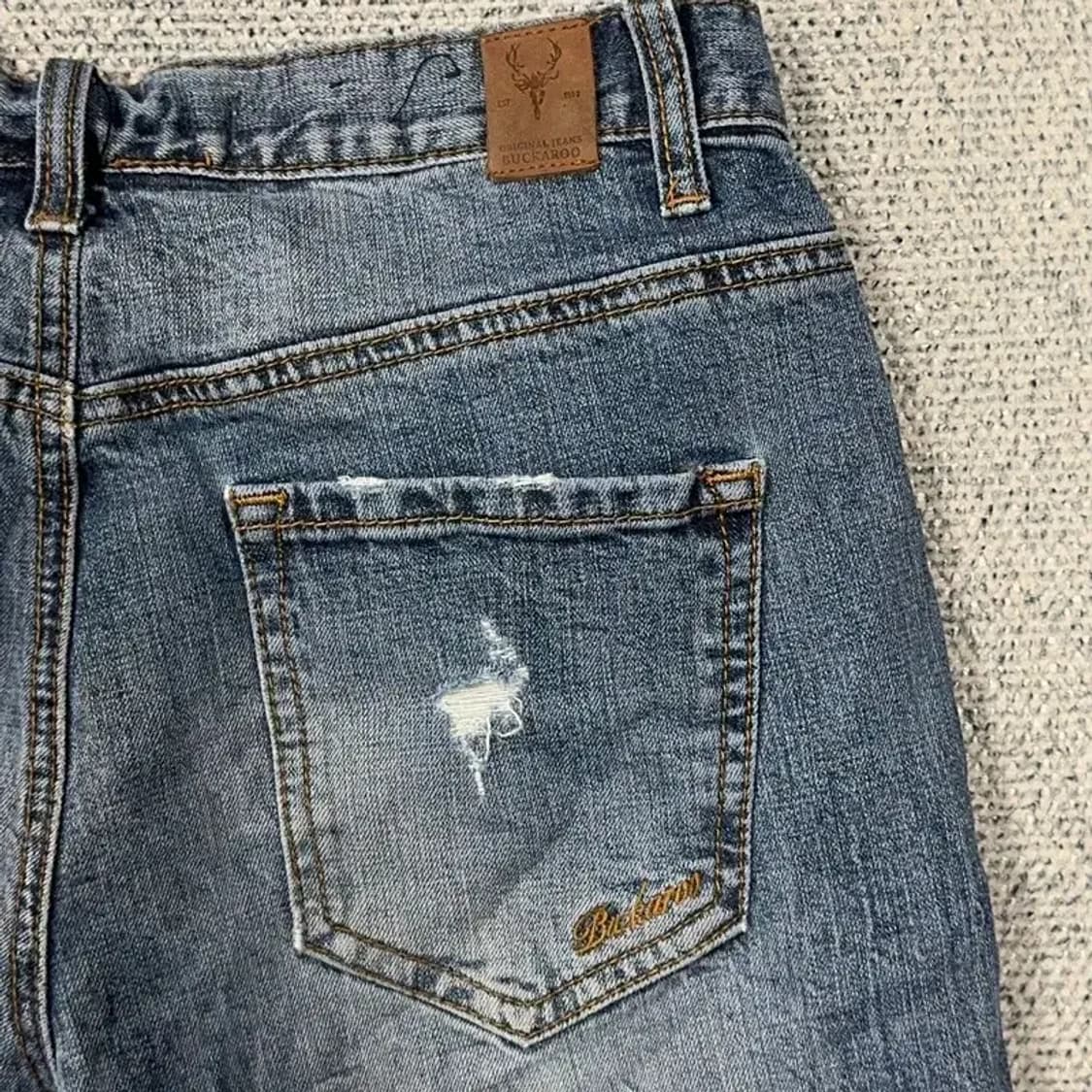 버커루 빈티지 워싱 데님 반바지 25 상품이미지4