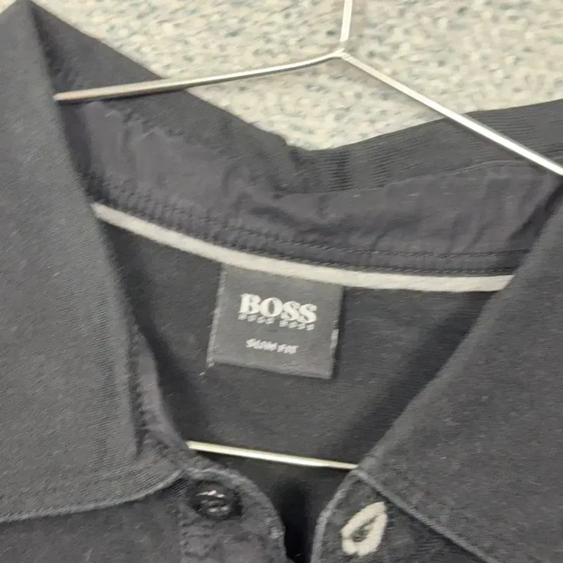 휴고보스 블랙 남성 캐주얼 반팔 카라티 L 상품이미지3