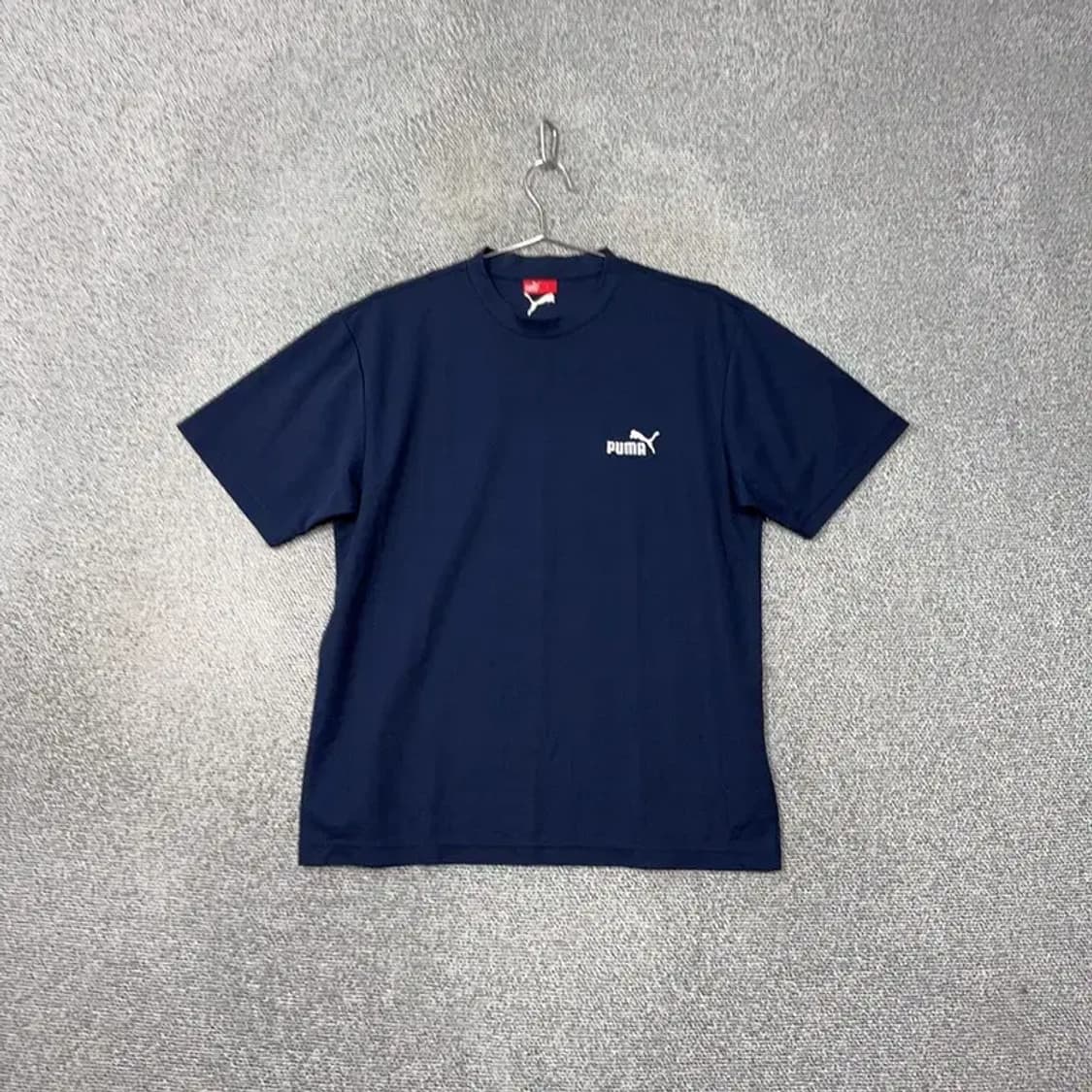 푸마 네이비 로고 기능성 반팔티 L 상품이미지1