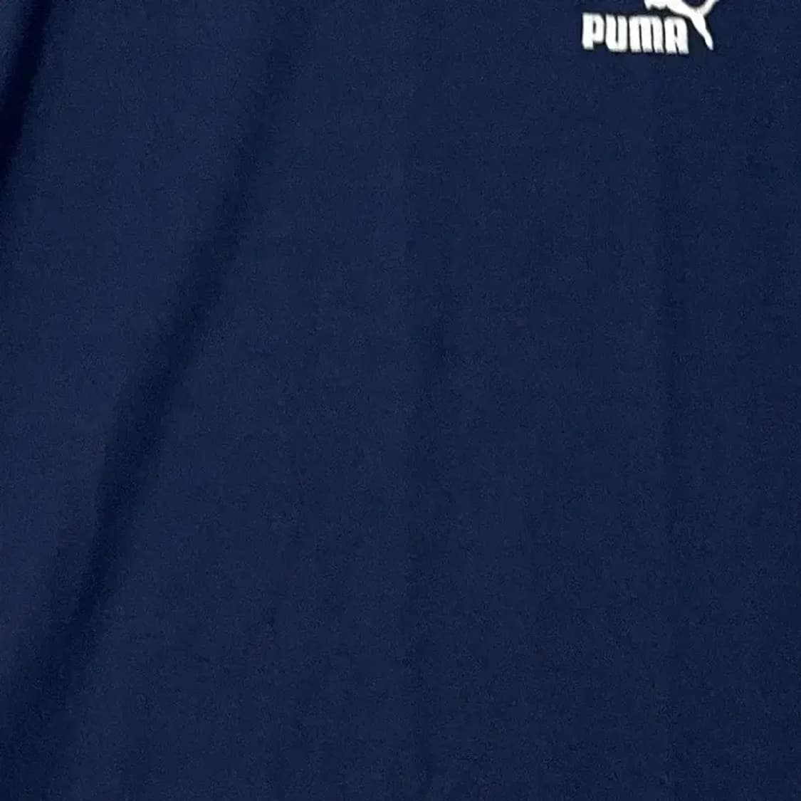 푸마 네이비 로고 기능성 반팔티 L 상품이미지3