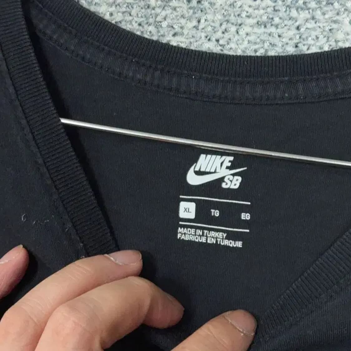 나이키 SB 프린팅 블랙 반팔티 XL 상품이미지5