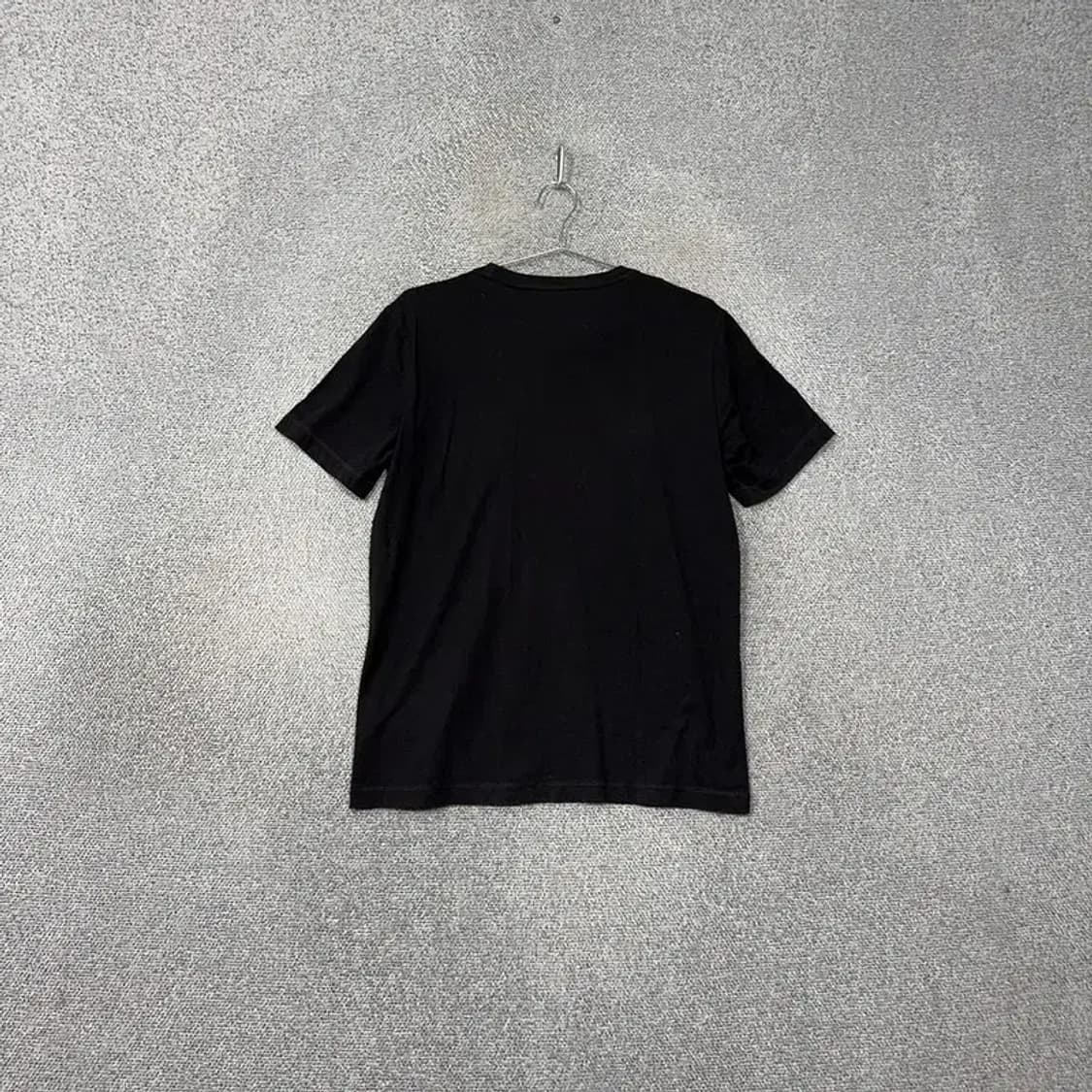 푸마 블랙 로고 코튼 반팔티 M 상품이미지2