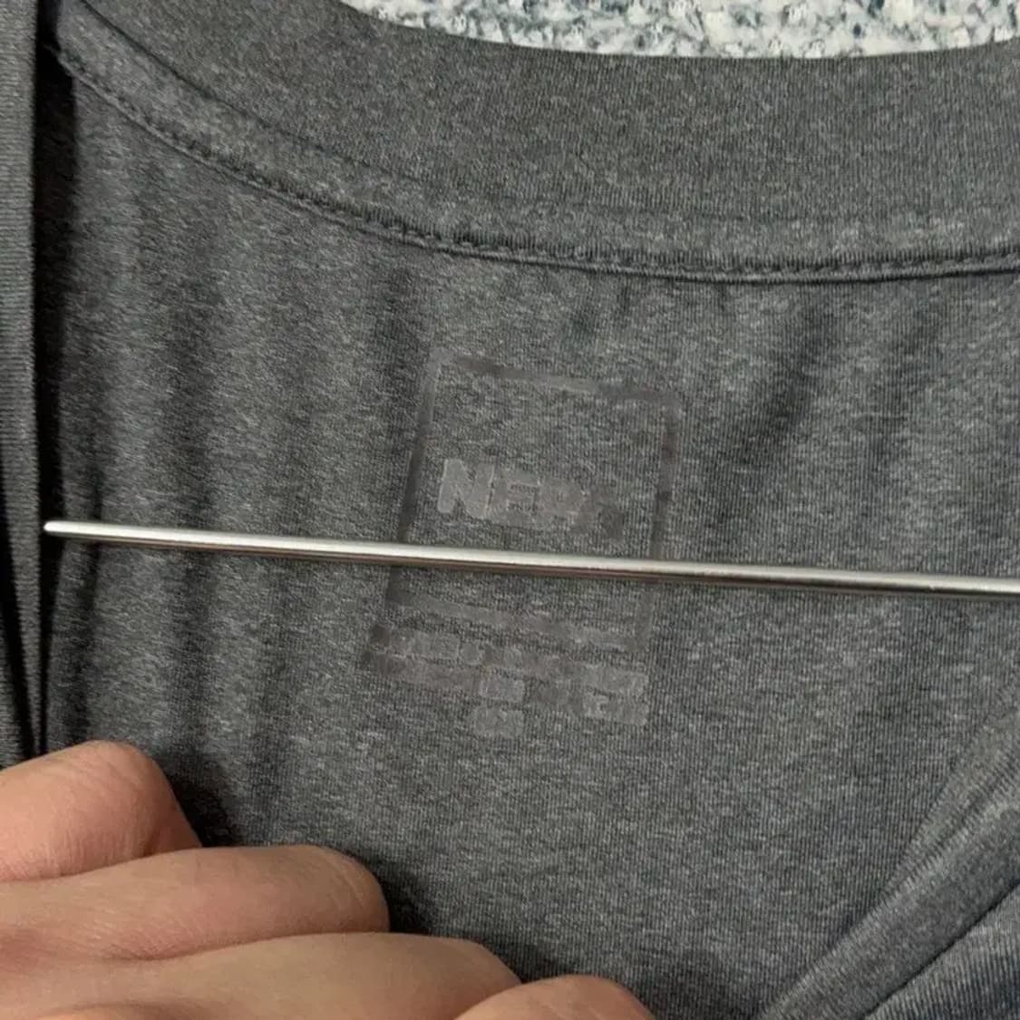 네파 그레이 로고 프린팅 기능성 반팔티 M 상품이미지4