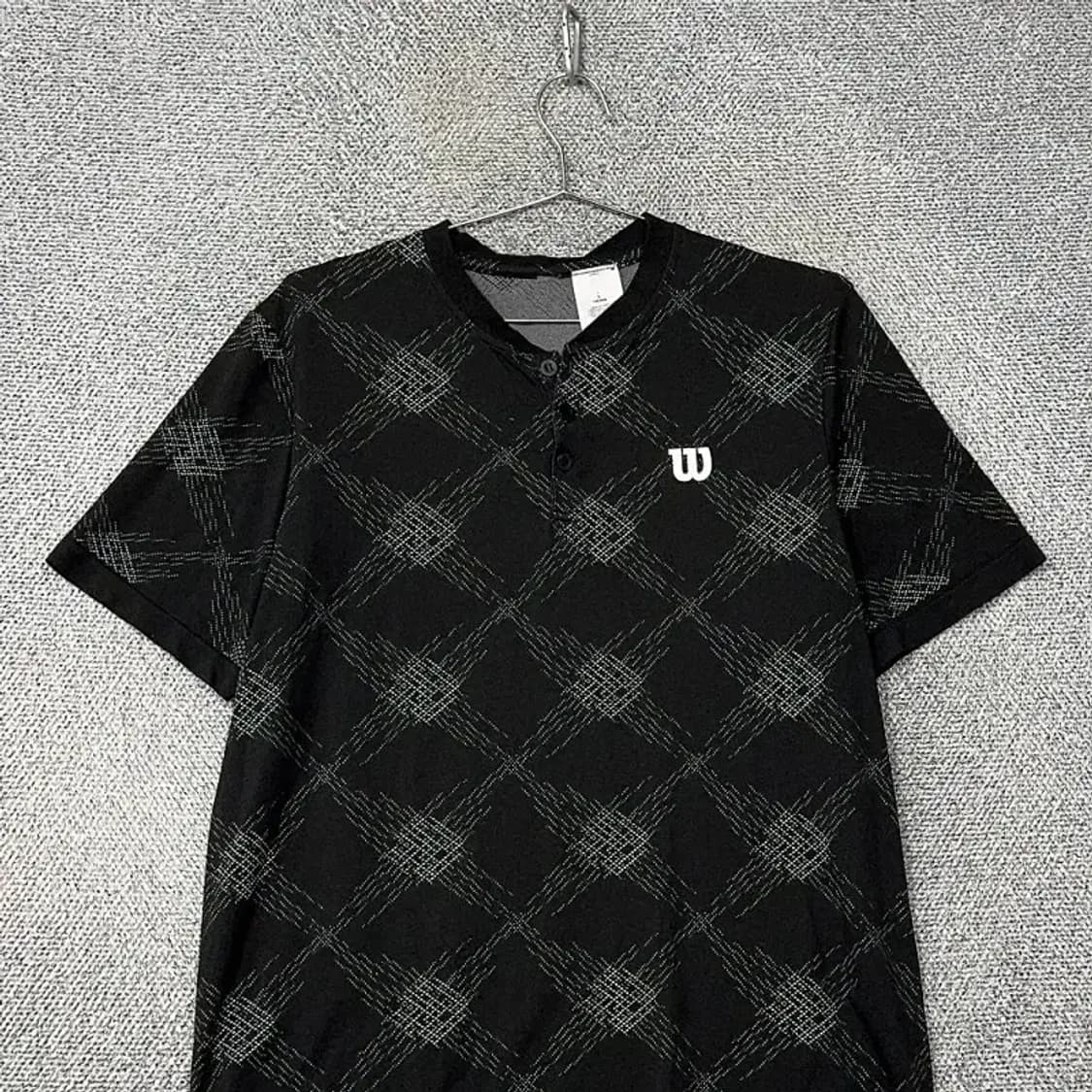 윌슨 아가일 로고 기능성 운동 반팔티 L 상품이미지3