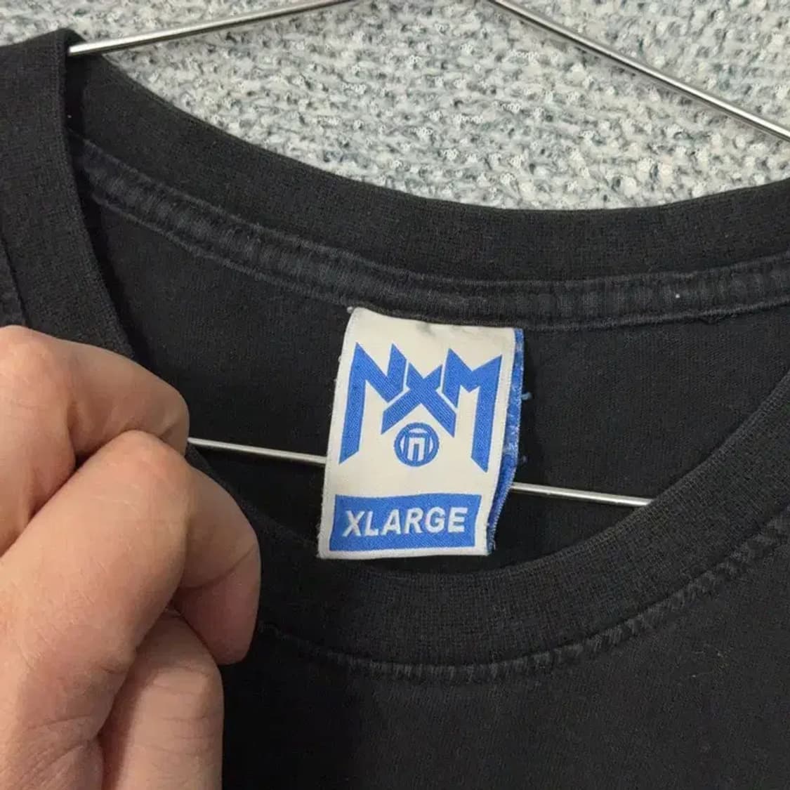 내스티킥 프린팅 블랙 반팔티 XL 상품이미지3