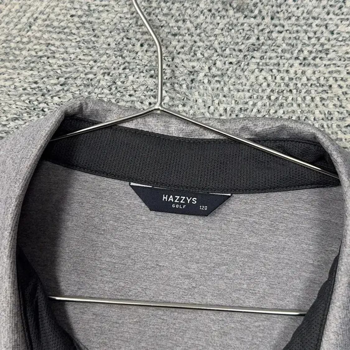 해지스 골프 그레이 기능성 반팔티 120 상품이미지5